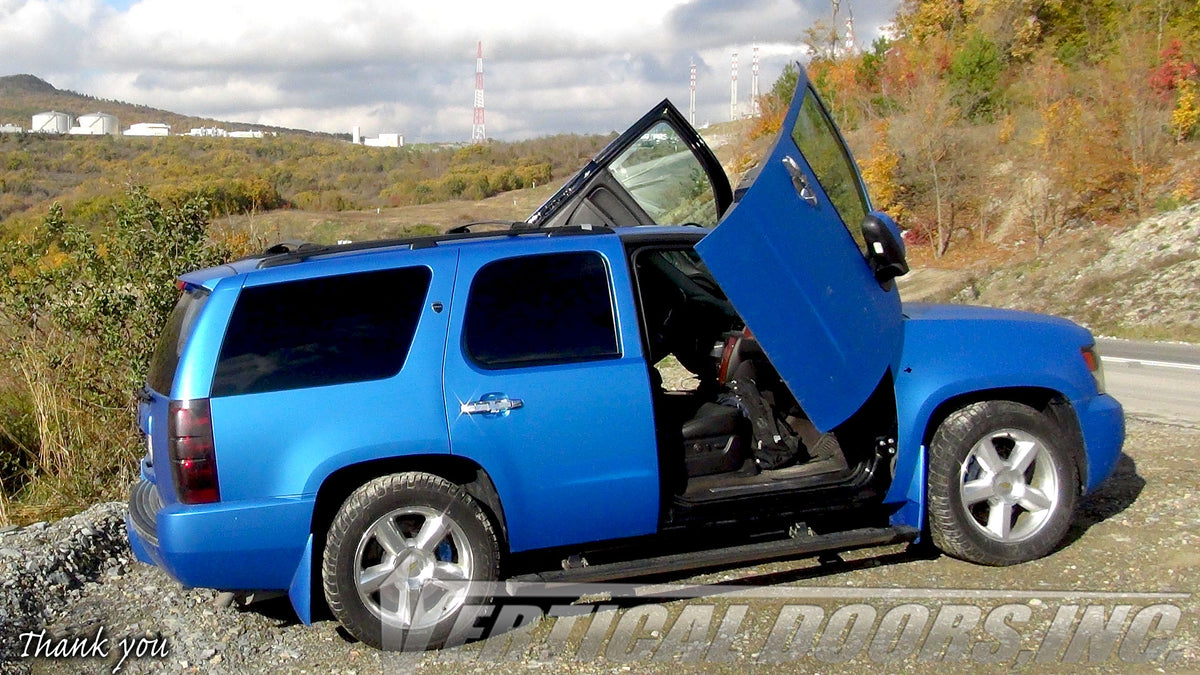 2007-2014 Chevrolet Tahoe vertical door conversion by Vertical Doors, Inc., view 2