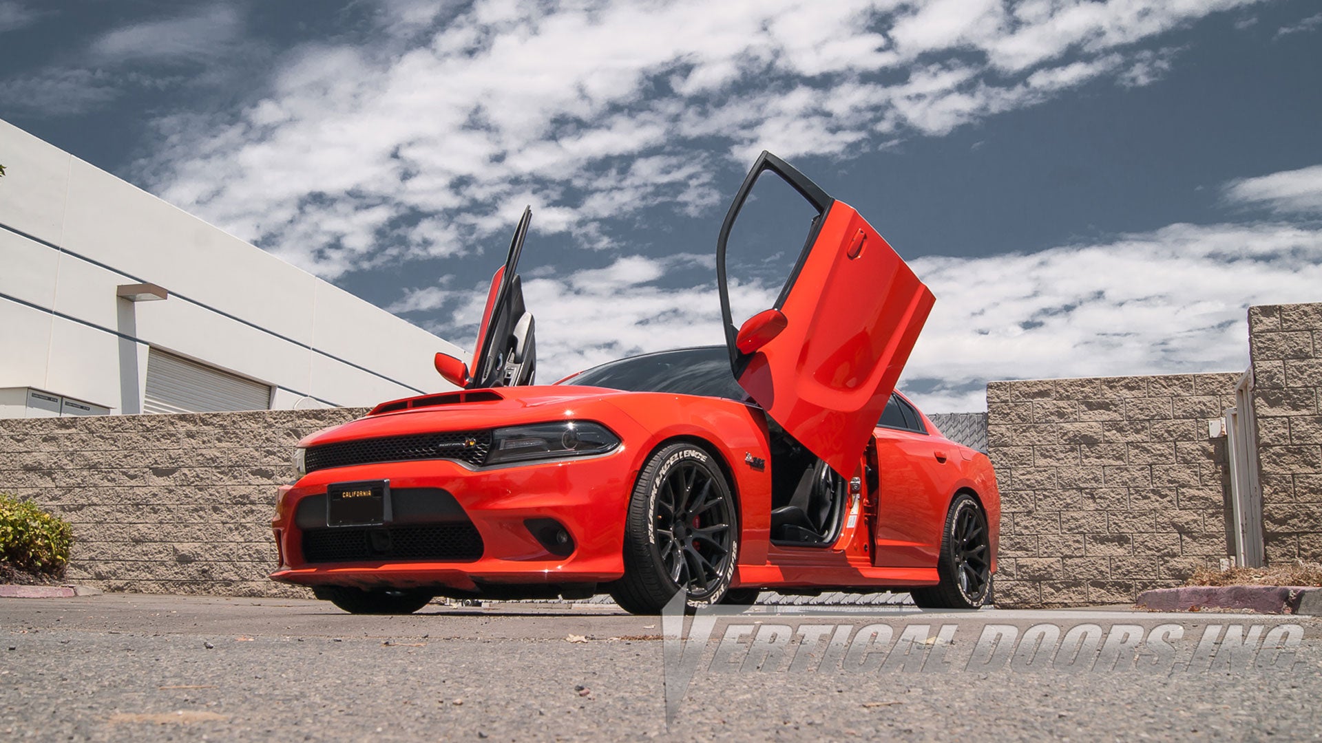 Dodge Charger Lambo Door Conversion Kit by Vertical Doors Inc., VDCDC11, Mopar, SXT, GT, R/T, Scat Pack, Scat Pack Widebody, Hellcat Widebody Jailbreak, SRT Hellcat Redeye Jailbreak, lambo doors, vertical doors, door conversion, scissor doors, butterfly doors, wing doors, Dodge Charger lambo doors, Dodge Charger vertical doors, Dodge Charger door conversion, Dodge Charger scissor doors, Dodge Charger butterfly doors, Dodge Charger wing doors,