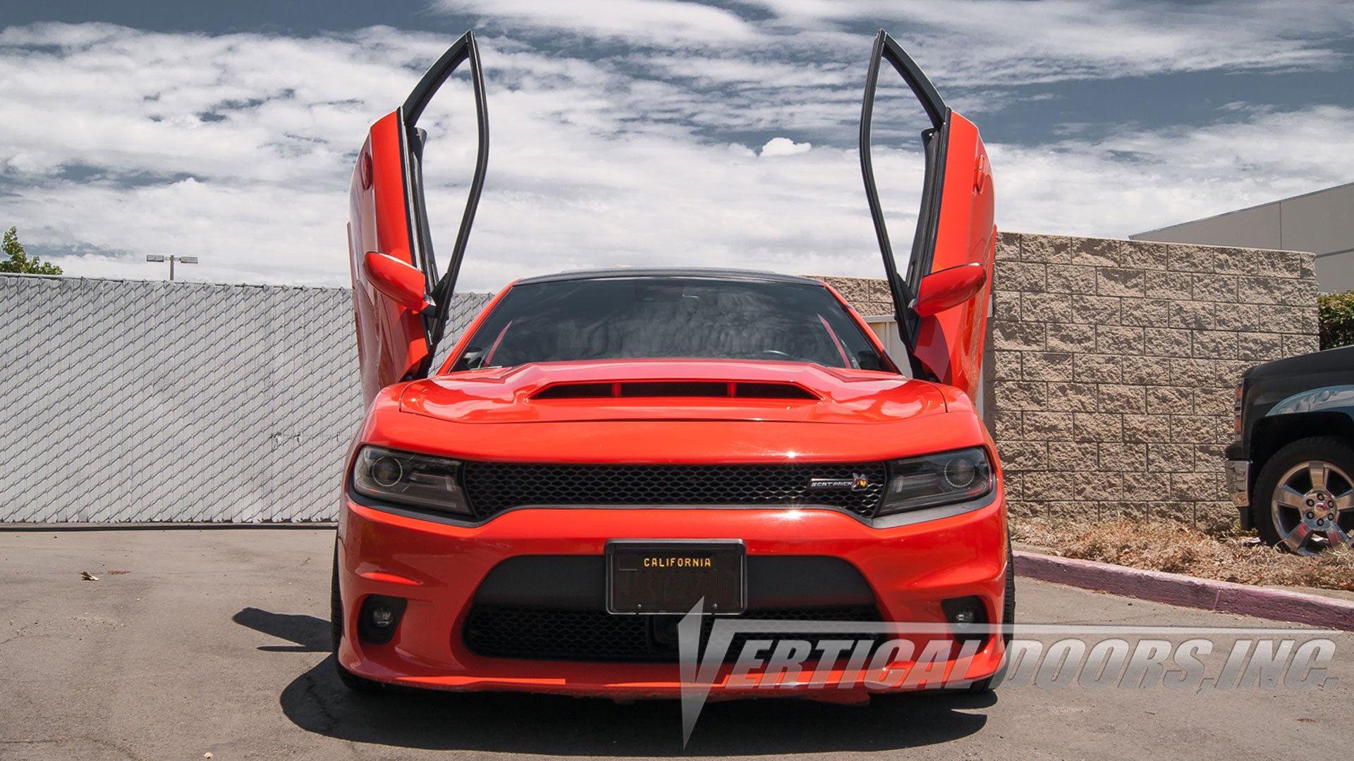 Dodge Charger Lambo Door Conversion Kit by Vertical Doors Inc., VDCDC11, Mopar, SXT, GT, R/T, Scat Pack, Scat Pack Widebody, Hellcat Widebody Jailbreak, SRT Hellcat Redeye Jailbreak, lambo doors, vertical doors, door conversion, scissor doors, butterfly doors, wing doors, Dodge Charger lambo doors, Dodge Charger vertical doors, Dodge Charger door conversion, Dodge Charger scissor doors, Dodge Charger butterfly doors, Dodge Charger wing doors,