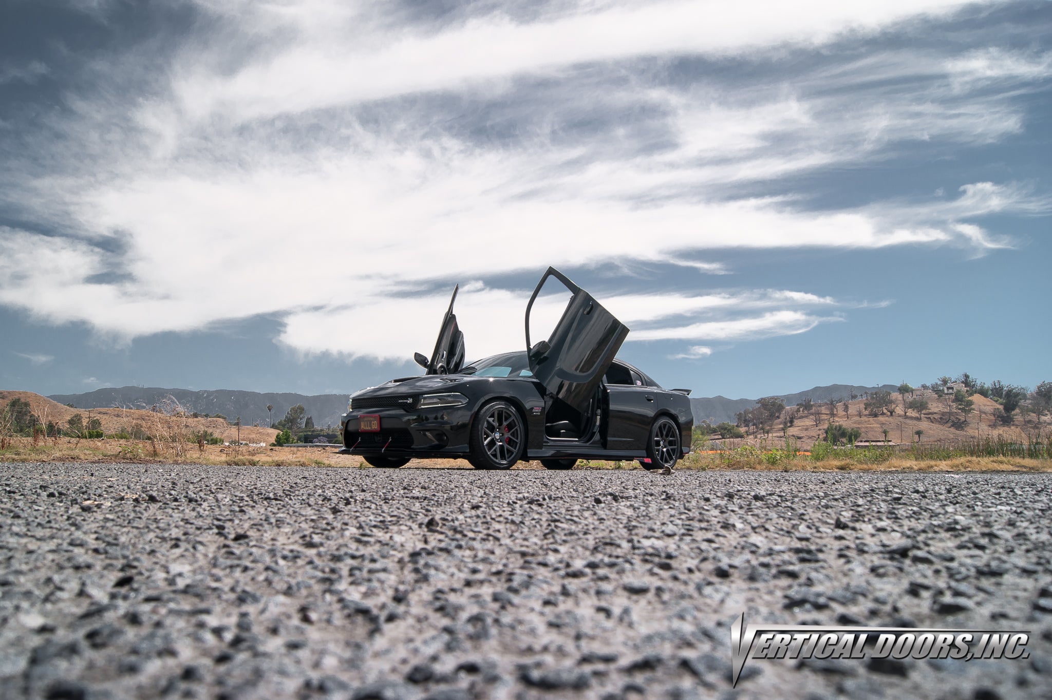 Dodge Charger Lambo Door Conversion Kit by Vertical Doors Inc., VDCDC11, Mopar, SXT, GT, R/T, Scat Pack, Scat Pack Widebody, Hellcat Widebody Jailbreak, SRT Hellcat Redeye Jailbreak, lambo doors, vertical doors, door conversion, scissor doors, butterfly doors, wing doors, Dodge Charger lambo doors, Dodge Charger vertical doors, Dodge Charger door conversion, Dodge Charger scissor doors, Dodge Charger butterfly doors, Dodge Charger wing doors,