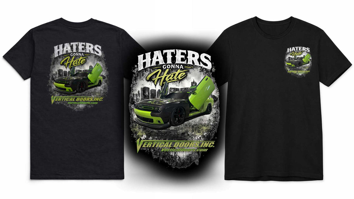 Custom T-Shirts and apparel showing off your car vertical lambo