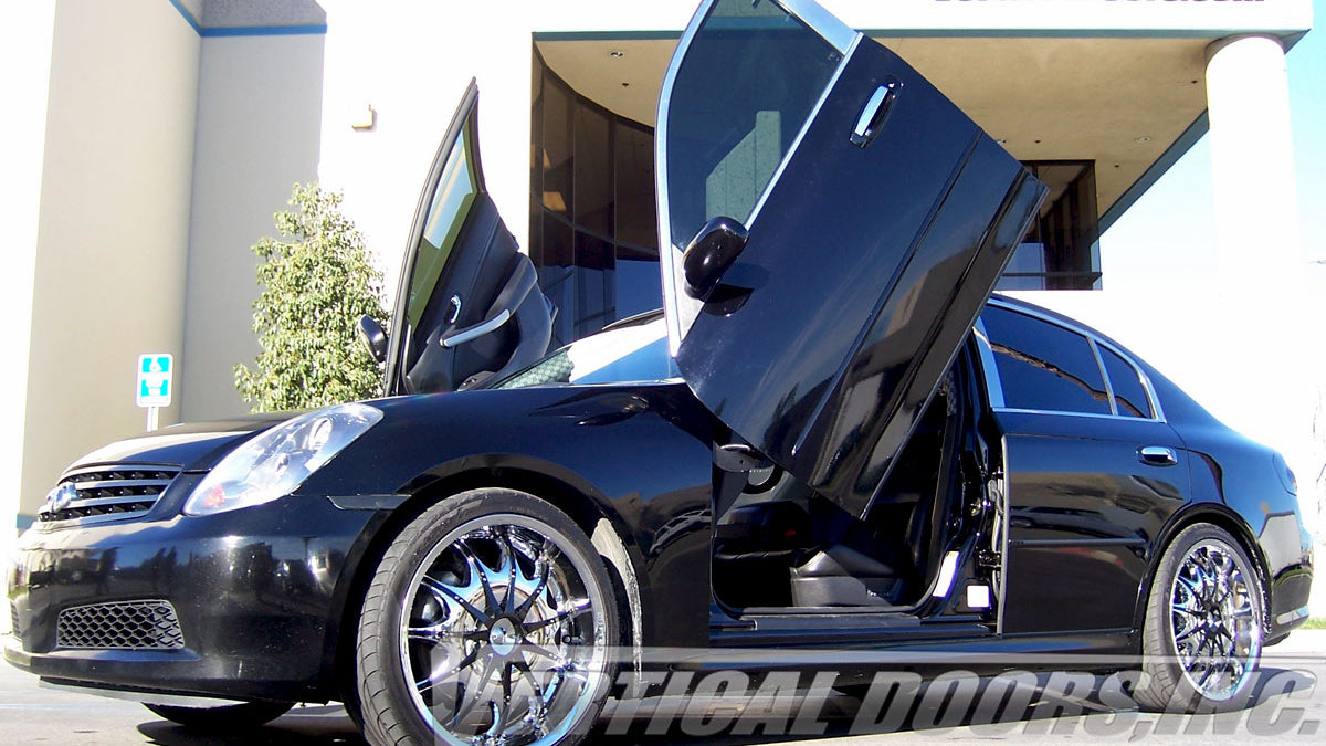 Infiniti G35 Sedan 2003-2006 Vertical Doors kit lambo doors, vertical doors, door conversion, scissor doors, butterfly doors, wing doors, Infiniti G35 Sedan 2003-2006 lambo doors, Infiniti G35 Sedan 2003-2006 vertical doors, Infiniti G35 Sedan 2003-2006 door conversion, Infiniti G35 Sedan 2003-2006 scissor doors, Infiniti G35 Sedan 2003-2006 butterfly doors, Infiniti G35 Sedan 2003-2006 wing doors,