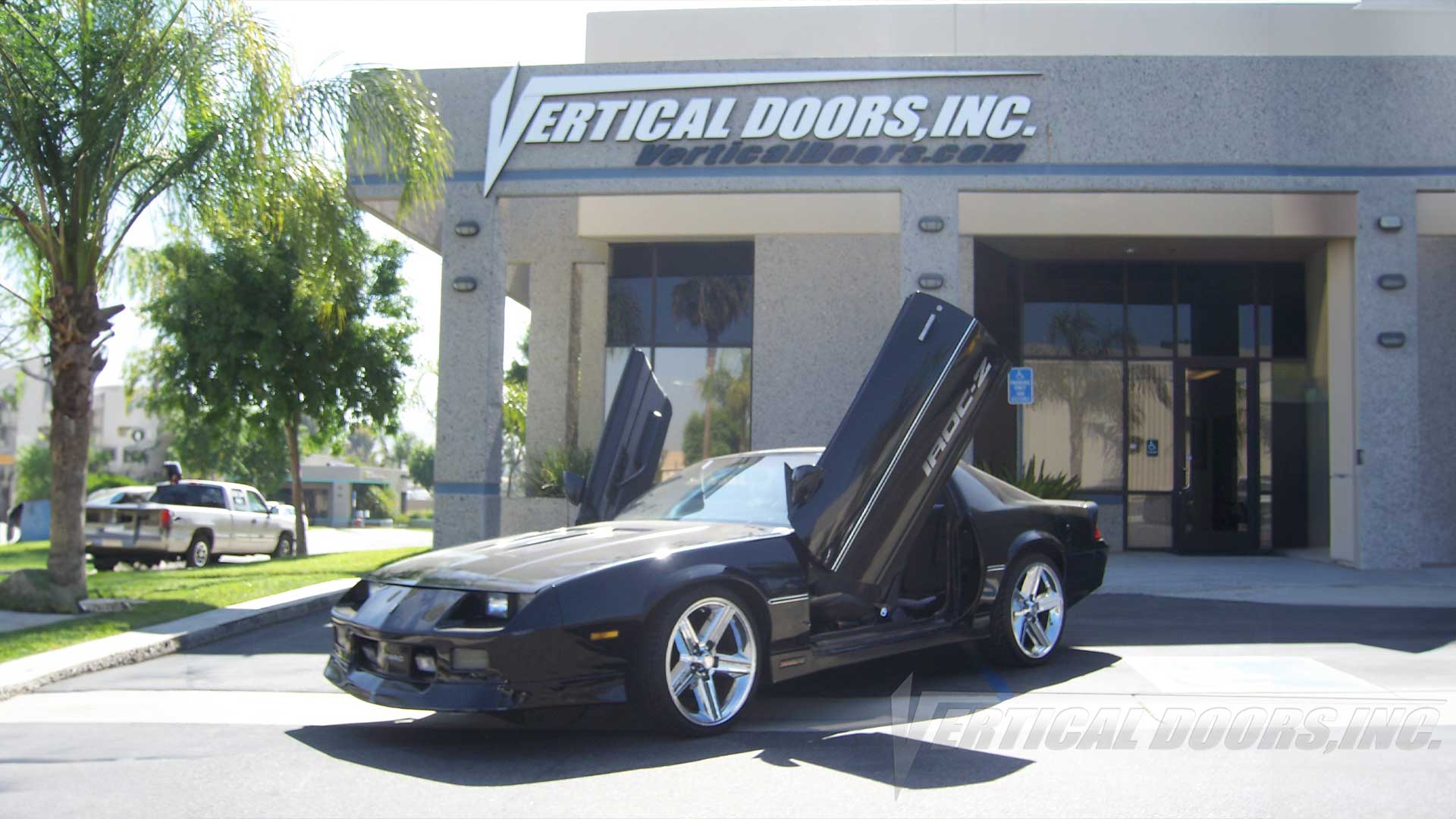 1982-1992 Chevrolet Camaro vertical door conversion by Vertical Doors, Inc., view 3