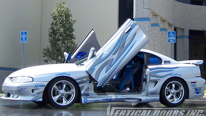 Ford Mustang 1994-1998 Vertical Doors kit lambo doors, vertical doors, door conversion, scissor doors, butterfly doors, wing doors, Ford Mustang 1994-1998 lambo doors, Ford Mustang 1994-1998 vertical doors, Ford Mustang 1994-1998 door conversion, Ford Mustang 1994-1998 scissor doors, Ford Mustang 1994-1998 butterfly doors, Ford Mustang 1994-1998 wing doors,