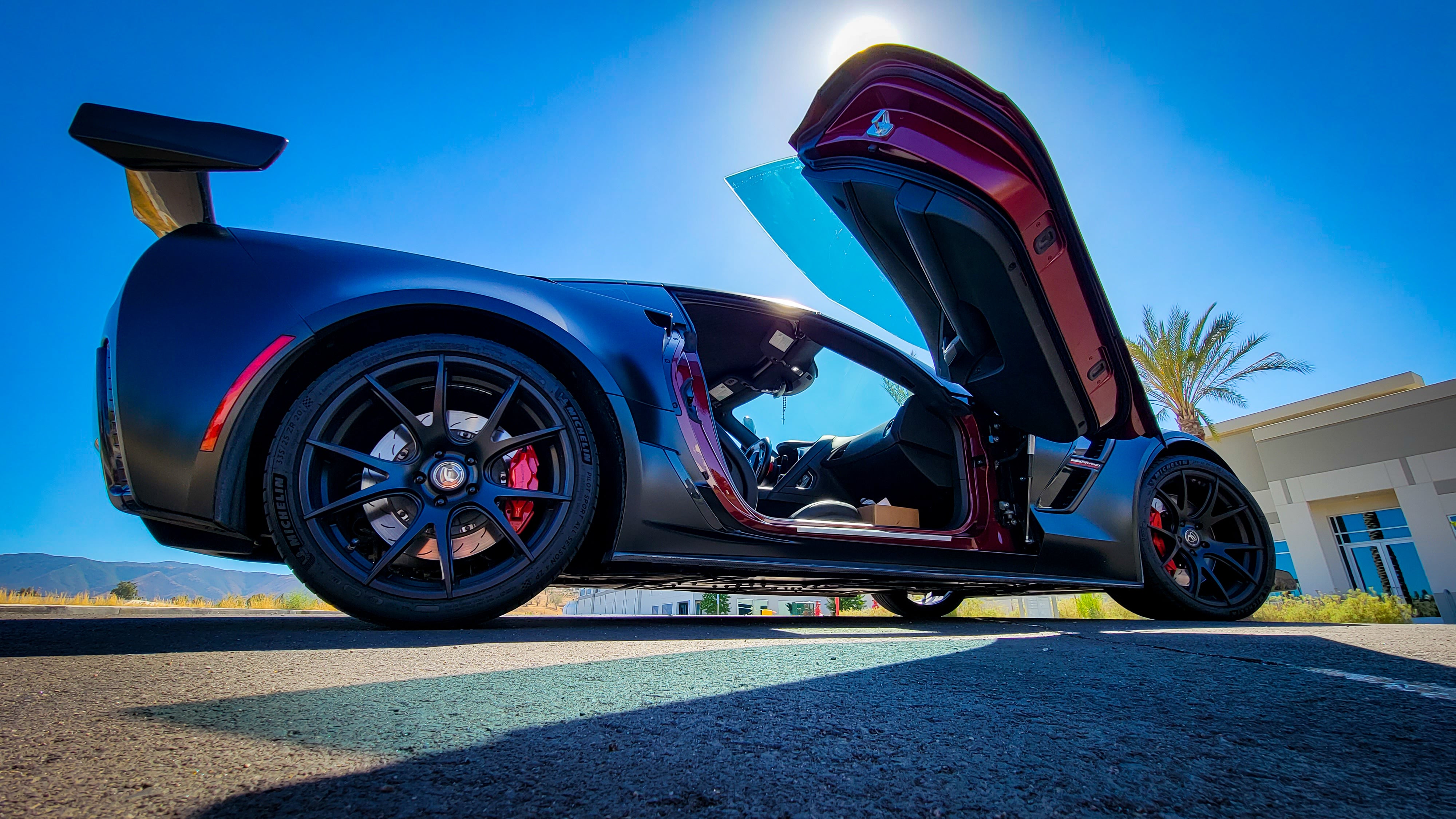 Check out @julian_physique Chevrolet Corvette C7 Z06 from California featuring ZLR Doors Conversion Kit from Vertical Doors, Inc.