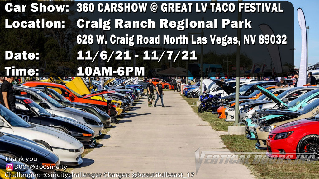 CAR SHOW | 11/6/21-11/7/21 | 360 CARSHOW @ GREAT LV TACO FESTIVAL | Las Vegas, Nevada | @300sincity Challenger: @sincitychallenger Charger: @beautifulbeast_17