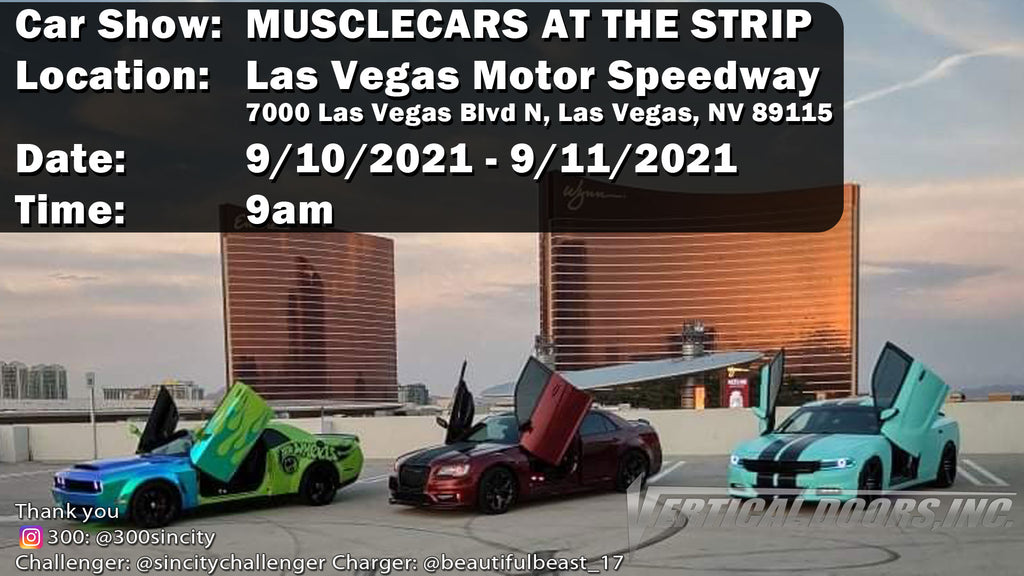 CAR SHOW | 9/10/21 | MUSCLECARS AT THE STRIP | Las Vegas, Nevada | @300sincity Challenger: @sincitychallenger Charger: @beautifulbeast_17