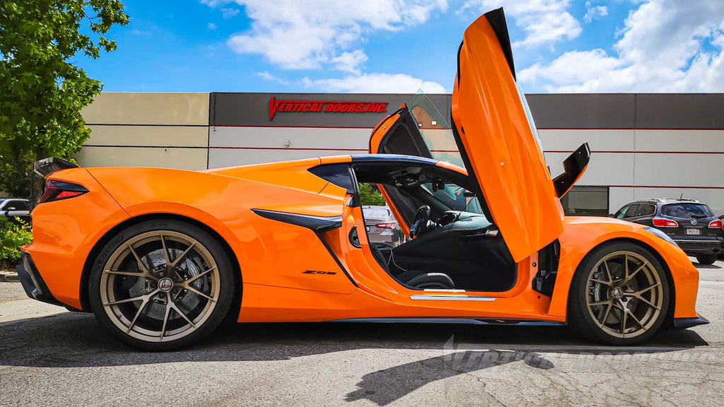 Unlock the Ultimate Upgrade for Your Corvette with a Lambo Door kit by Vertical Doors, Inc.