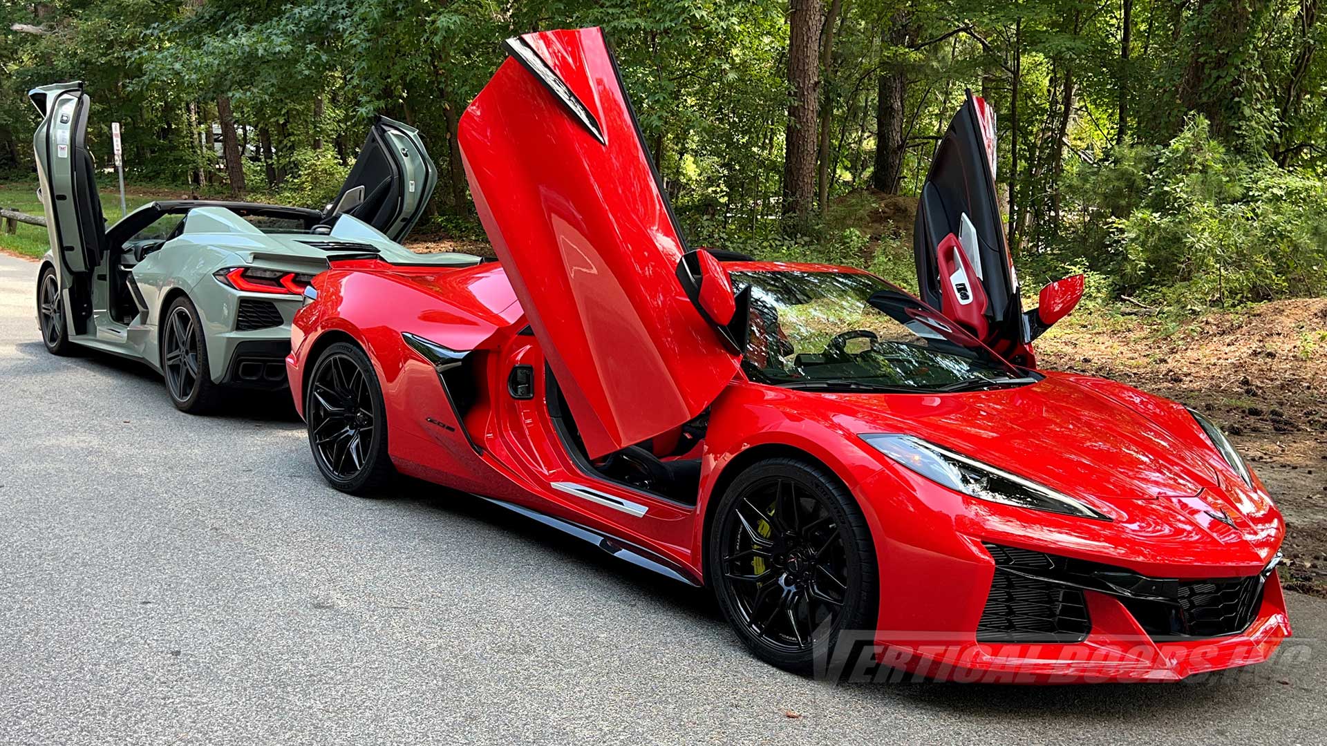 @smackdowninc Chevrolet Corvette C8 Z06 from Georgia with lambo door conversion kit by Vertical Doors, Inc.