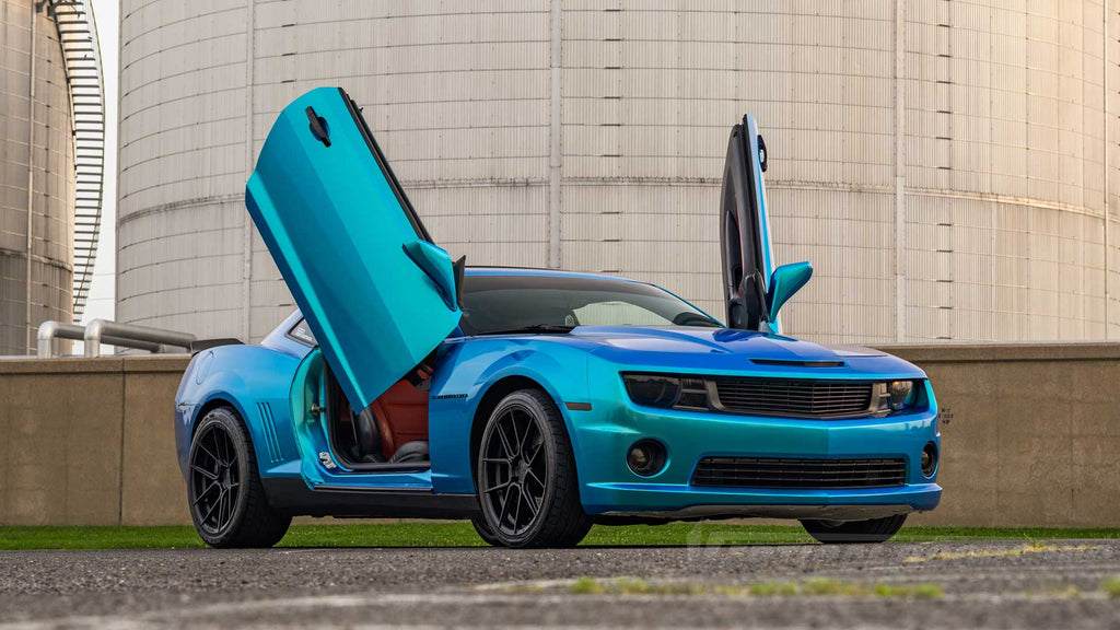 @Blue_dream2ss Chevrolet Camaro from Kentucky featuring Lambo Door Conversion kit by the BEST, Vertical Doors Inc., VDCCHEVYCAM10,