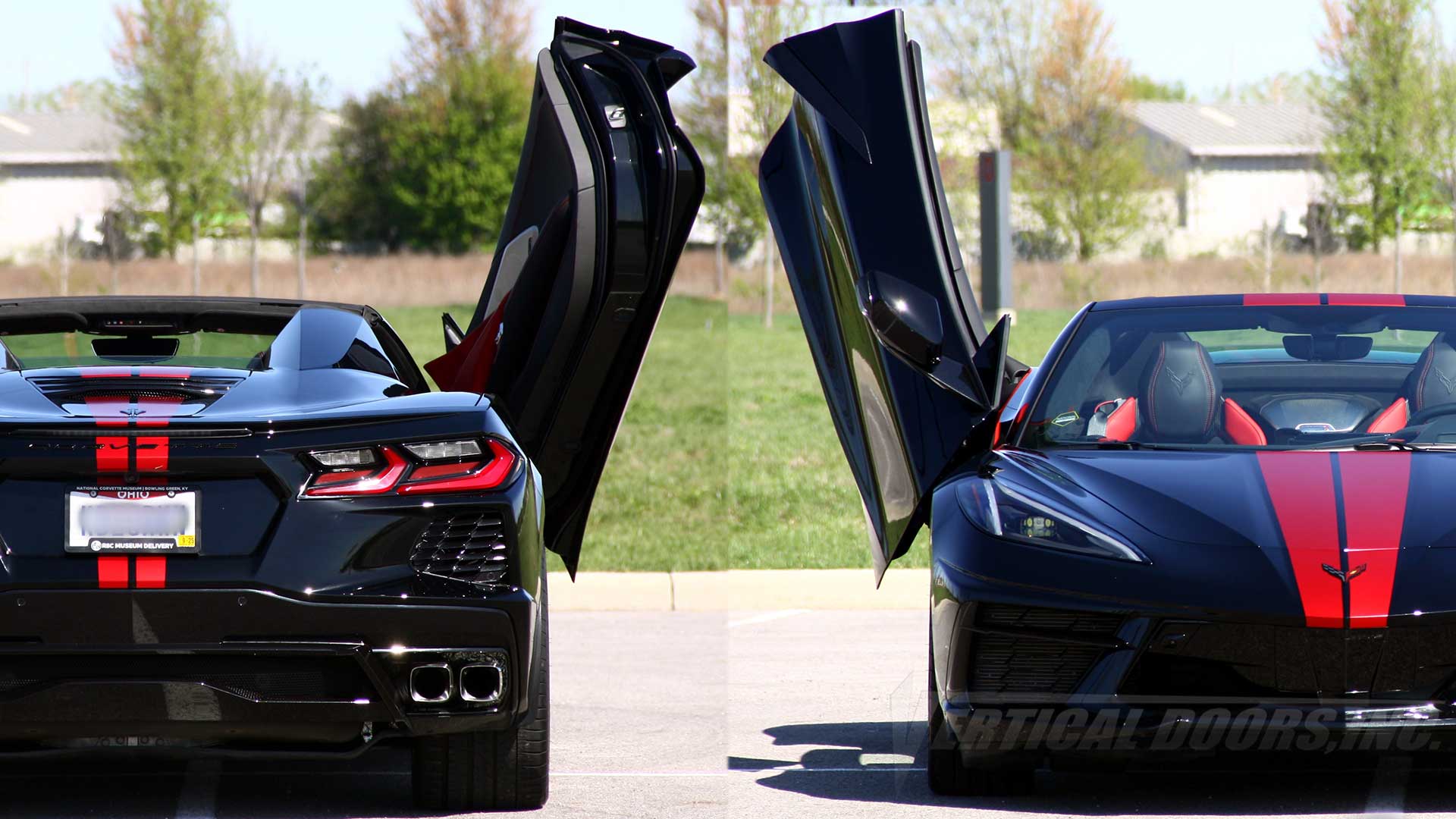 C8 Corvette with Lambo Doors?! | Vertical Doors Inc. Transformation in Dublin, OH