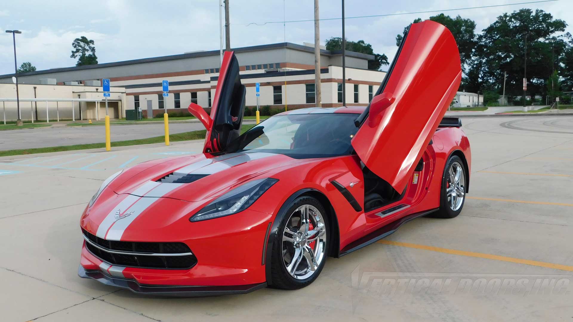 Installer | Jones Services LLC | Haughton, LA | Chevrolet Corvette C7 Lambo Door Conversion Kit by Vertical Doors, Inc., 