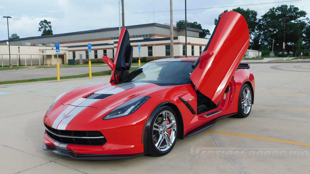 Installer | Jones Services LLC | Haughton, LA | Chevrolet Corvette C7 Lambo Door Conversion Kit by Vertical Doors, Inc., 