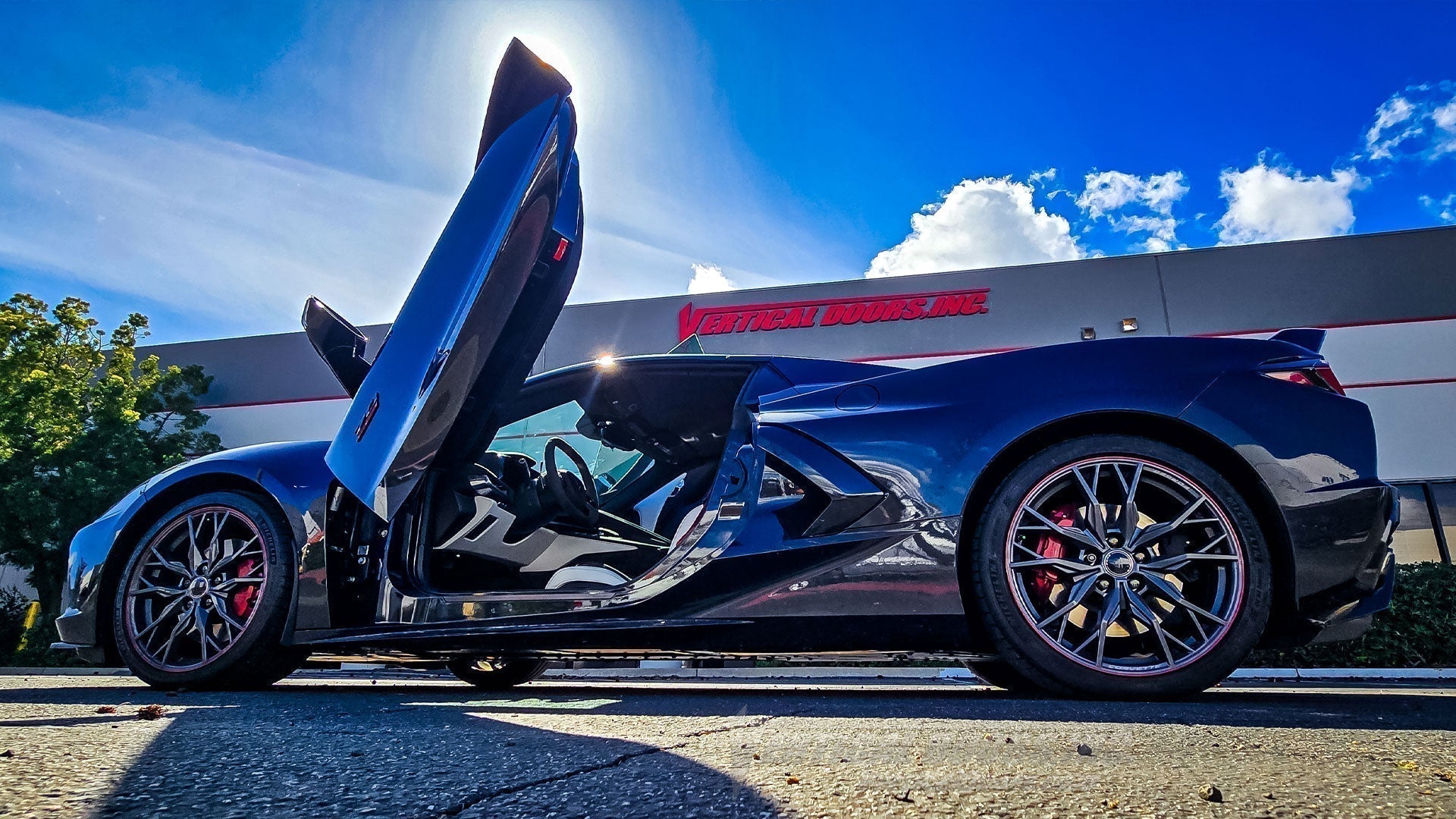From Texas to California: Corvette C8 gets the BEST Vertical Door Kit Installation by Vertical Doors, Inc.