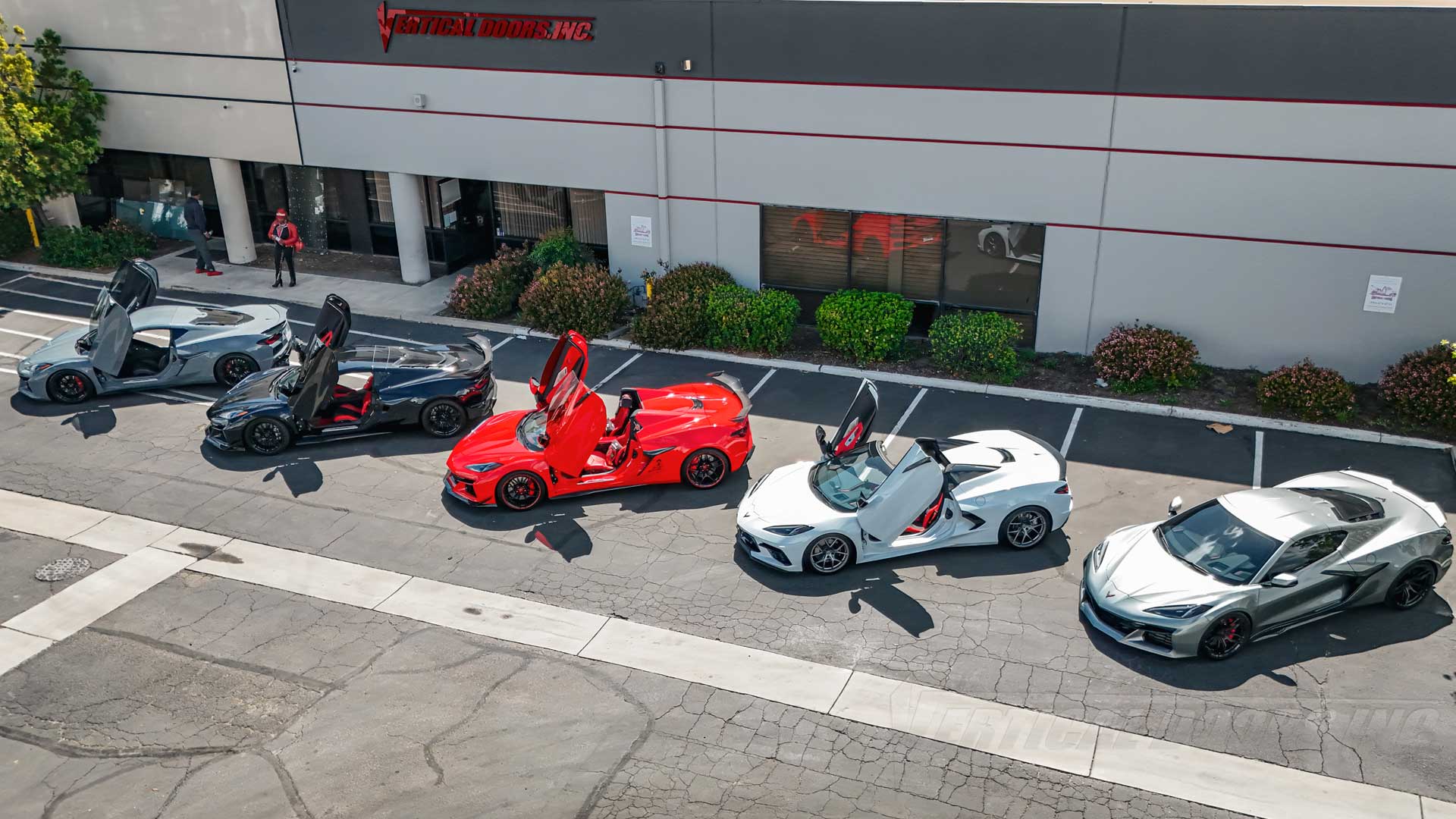 Few things match the excitement of seeing multiple Z06s together, especially with vertical doors installed and open. Whether you're here to get your car upgraded or simply connect with other car enthusiasts, Vertical Doors Inc is the place to be.