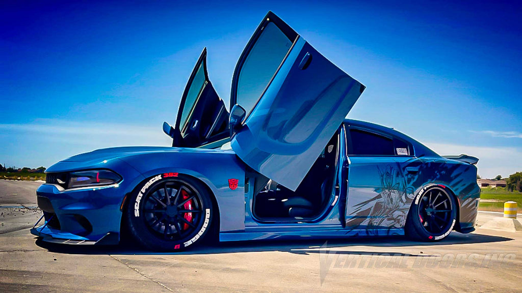 @scpk_392 Dodge Charger from Texas featuring Vertical Lambo Doors Conversion Kit from Vertical Doors, Inc.