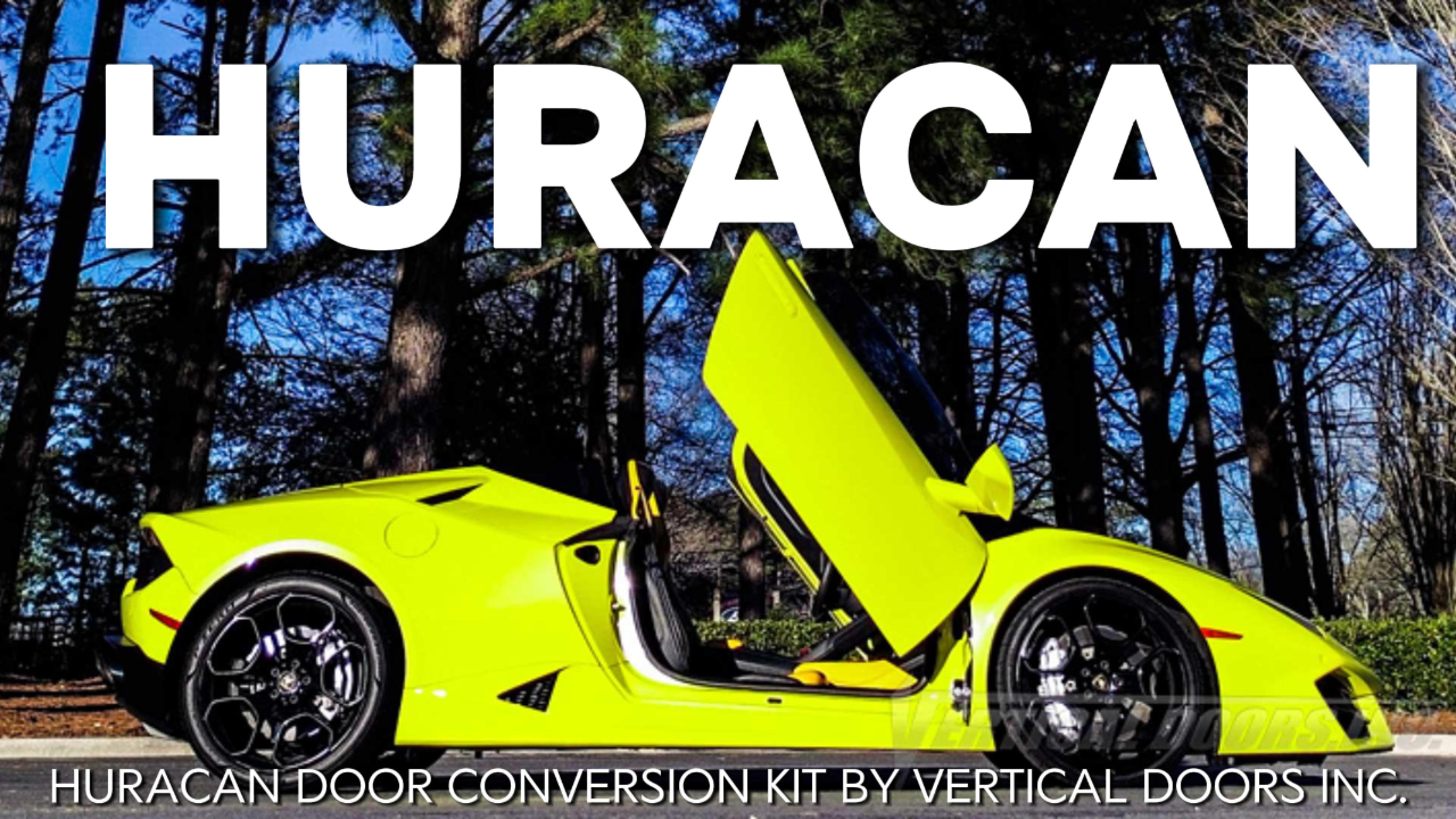Transform Your Lamborghini Huracán with the Ultimate Lambo Door Conversion Kit by Vertical Doors, Inc.