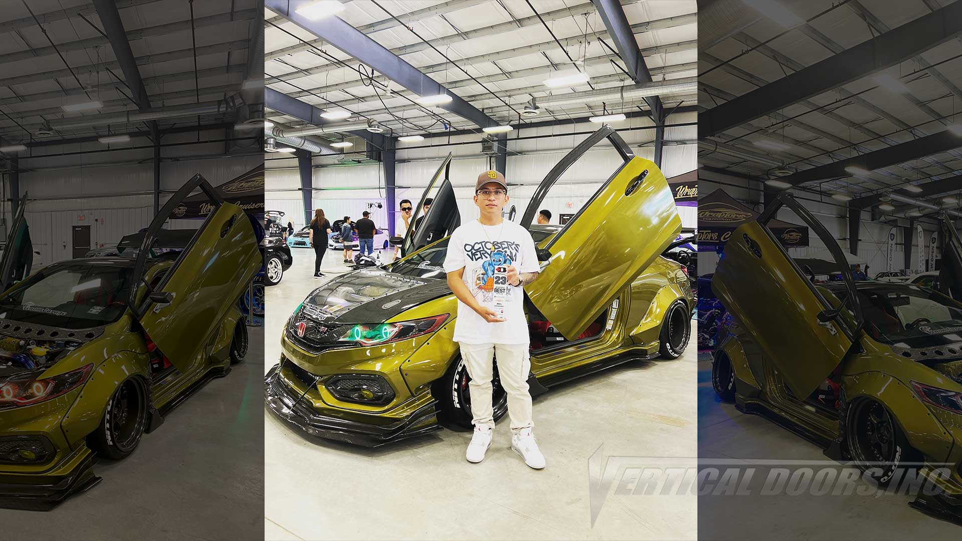 Check out @fg4_jasper Jasper’s Honda Civic from Canada showing off Lambo Door Conversion kit from Vertical Doors, Inc.
