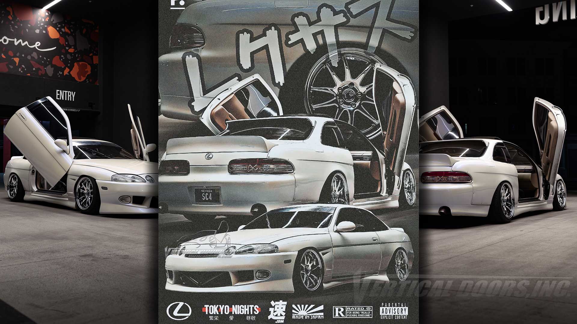 jussinn Lexus SC400 + Lambo Doors = A Perfect Match | Vertical