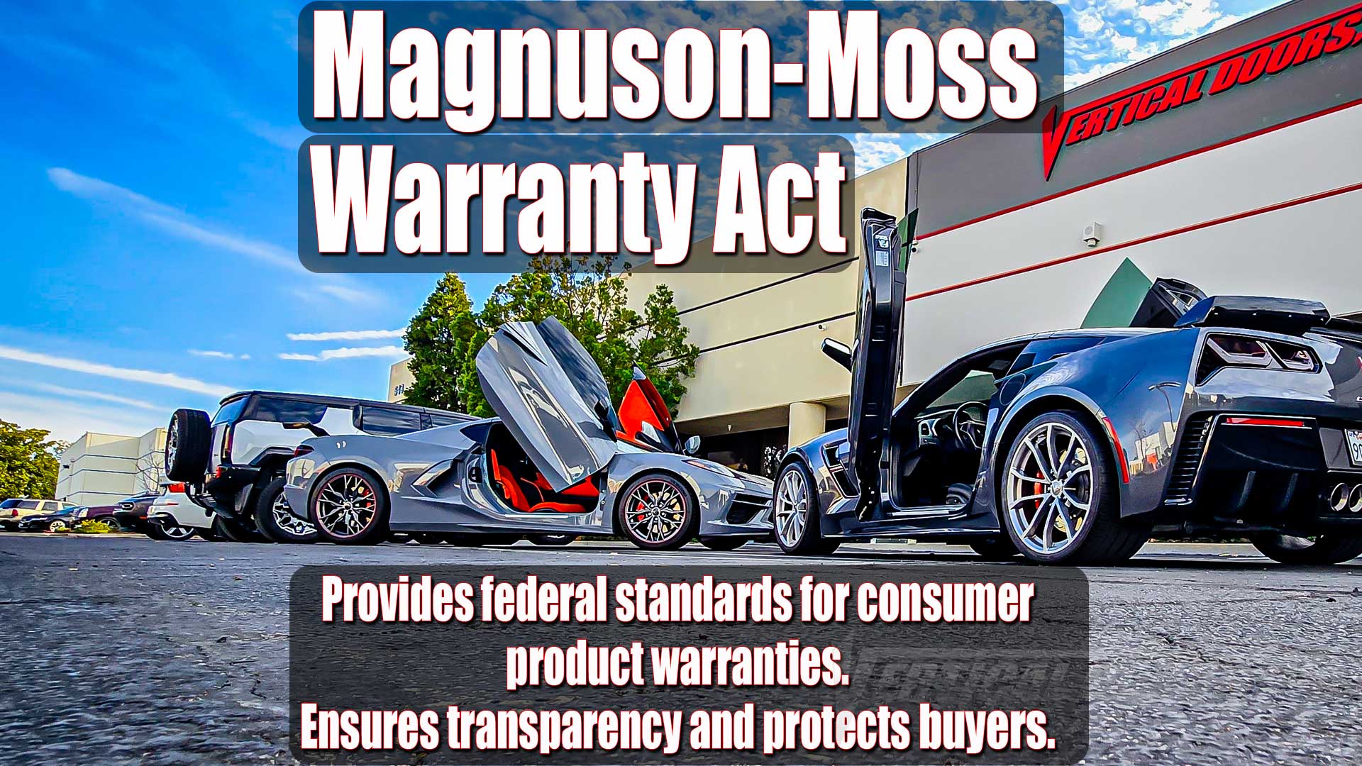 A car dealer cannot automatically void a vehicle warranty check out Magnuson-Moss Warranty Act