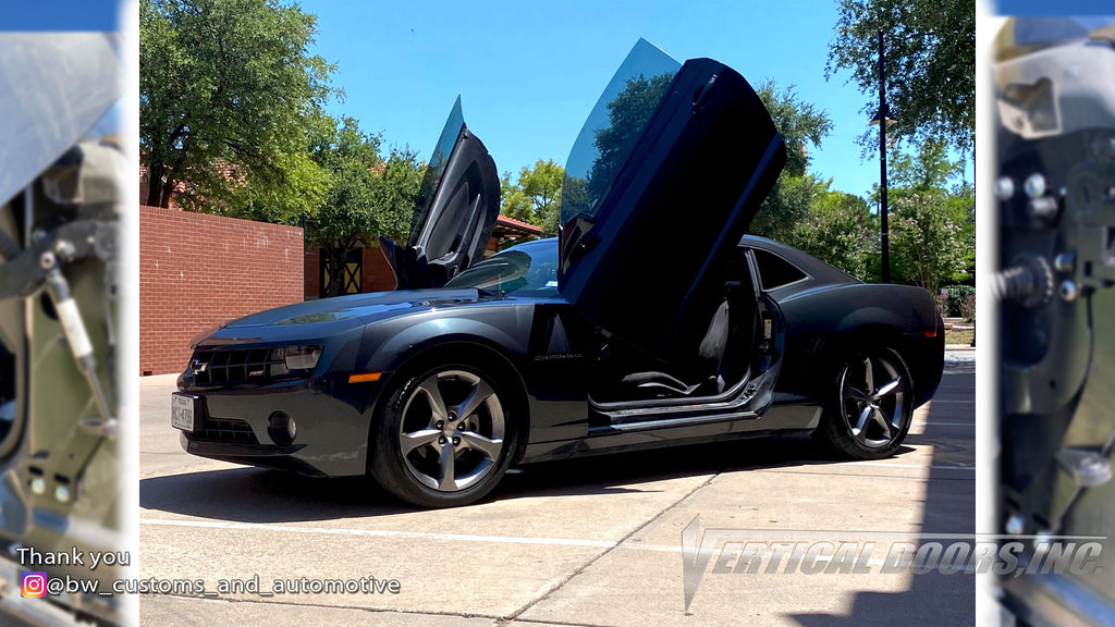 Installer | BW Customs and Automotive | Abilene, TX | 5th Gen Chevrolet Camaro with Vertical Lambo Doors Conversion Kit for Vertical Doors, Inc.