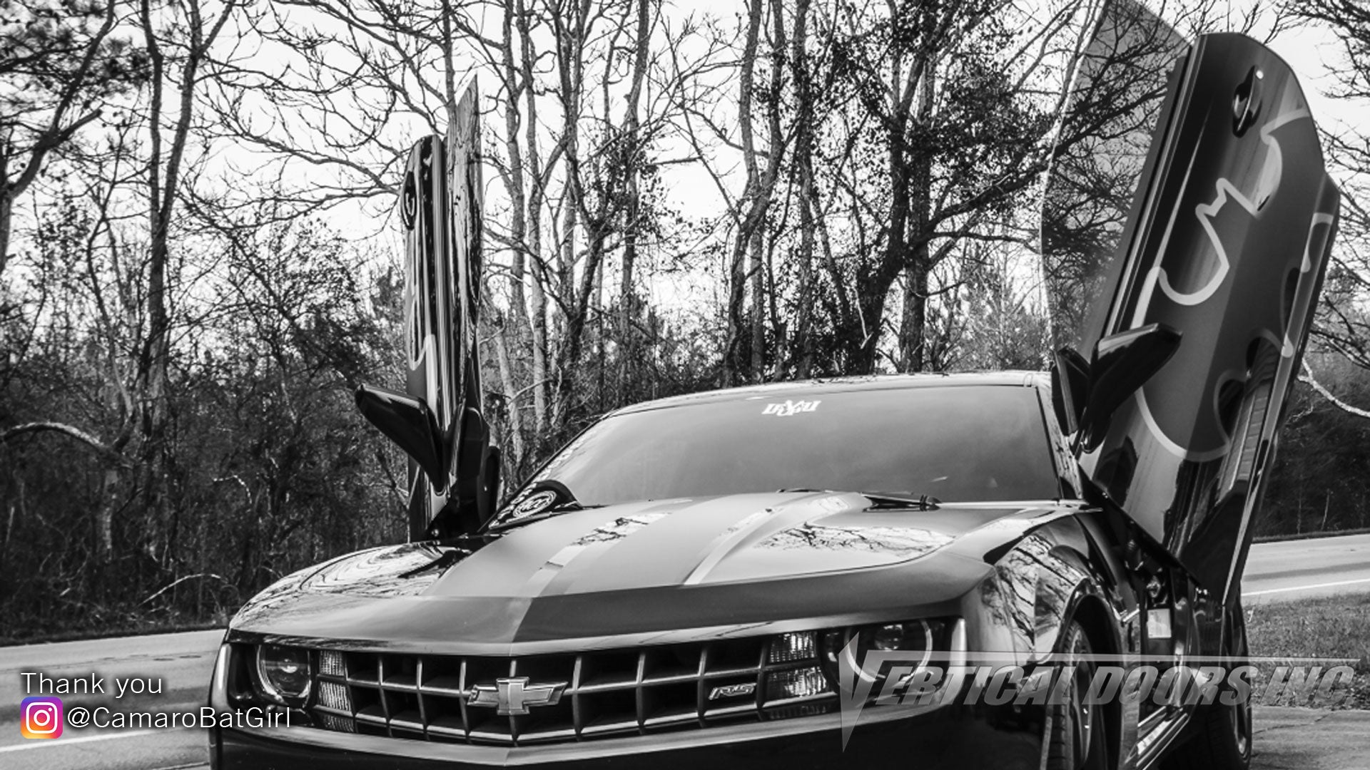 Check out @CamaroBatGirl Chevrolet Camaro from Georgia featuring Vertical Lambo Doors Conversion Kit from Vertical Doors, Inc.