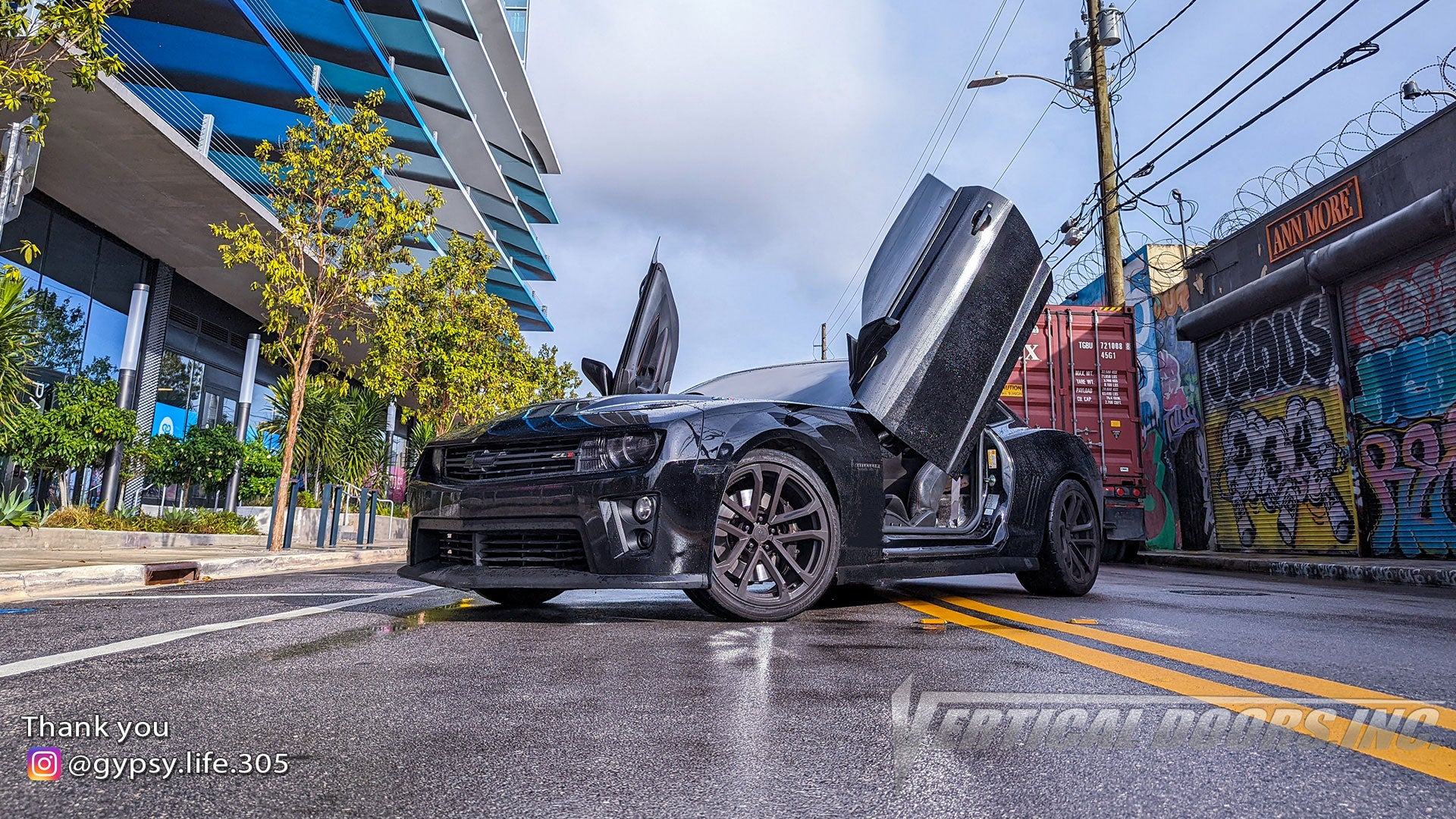 Lambo Door Installation @gypsy.life.305 from FL featuring Vertical Lambo Doors Conversion kit