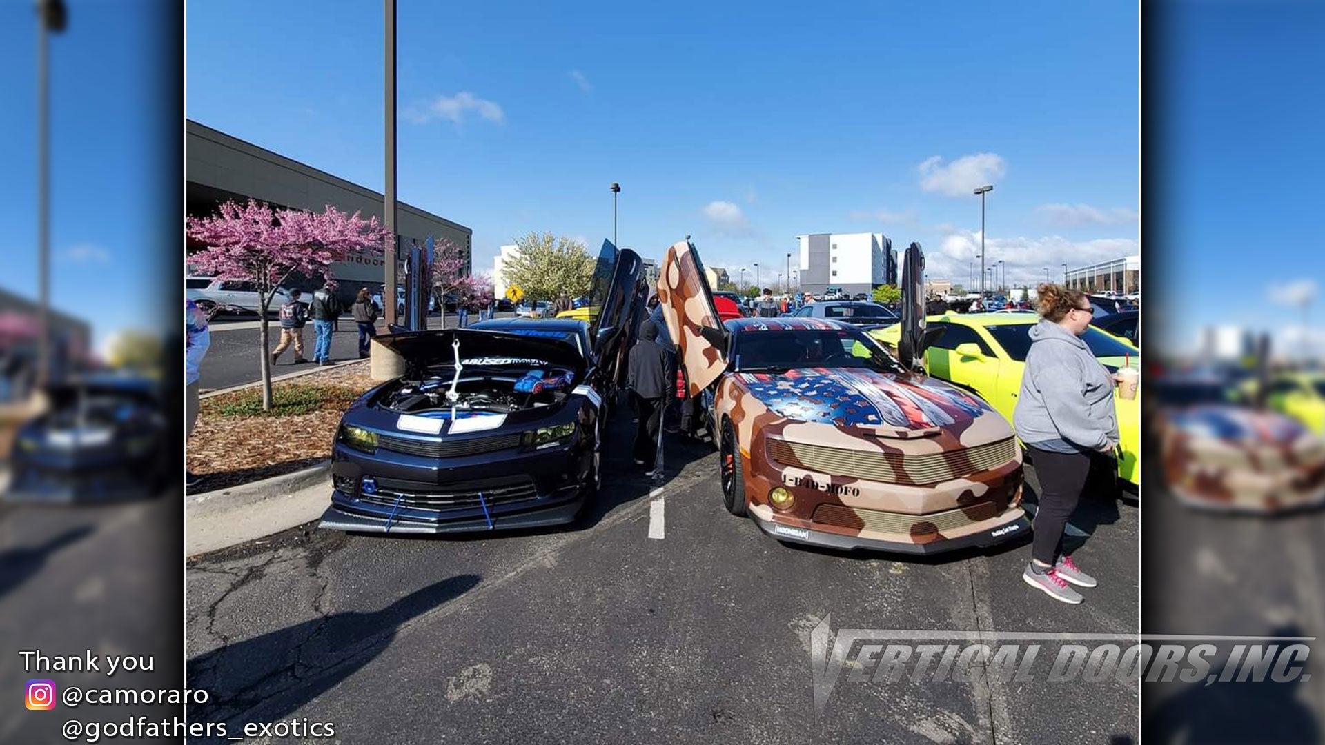 Shawn's Chevrolet Camaro 5thGen from Kansas featuring Vertical Lambo Doors Conversion Kit from Vertical Doors, Inc.