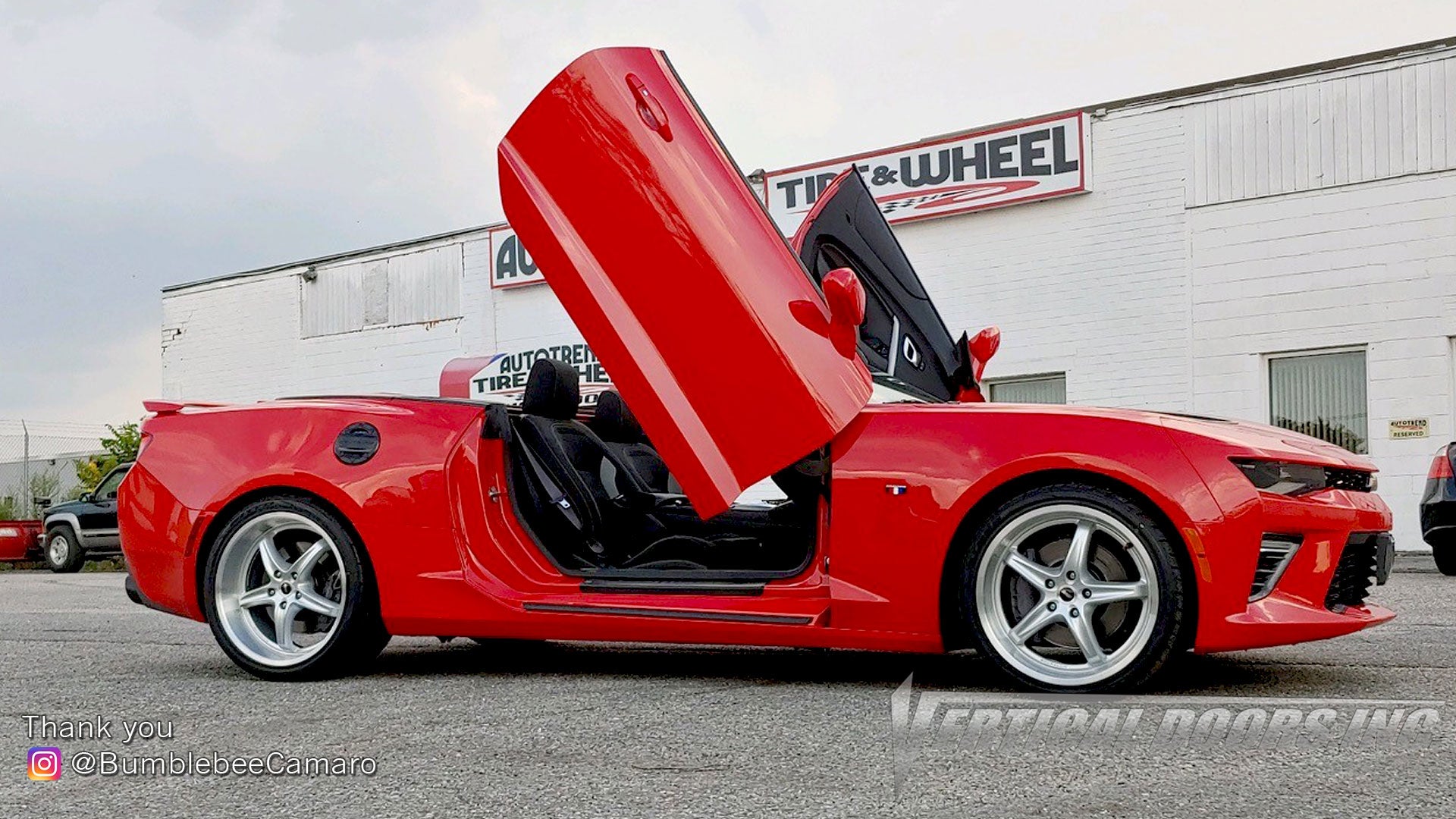 Installer | NewGen Customs| Holbrook, NY | 6th Gen Chevrolet Camaro with Vertical Lambo Doors Conversion Kit for Vertical Doors, Inc.