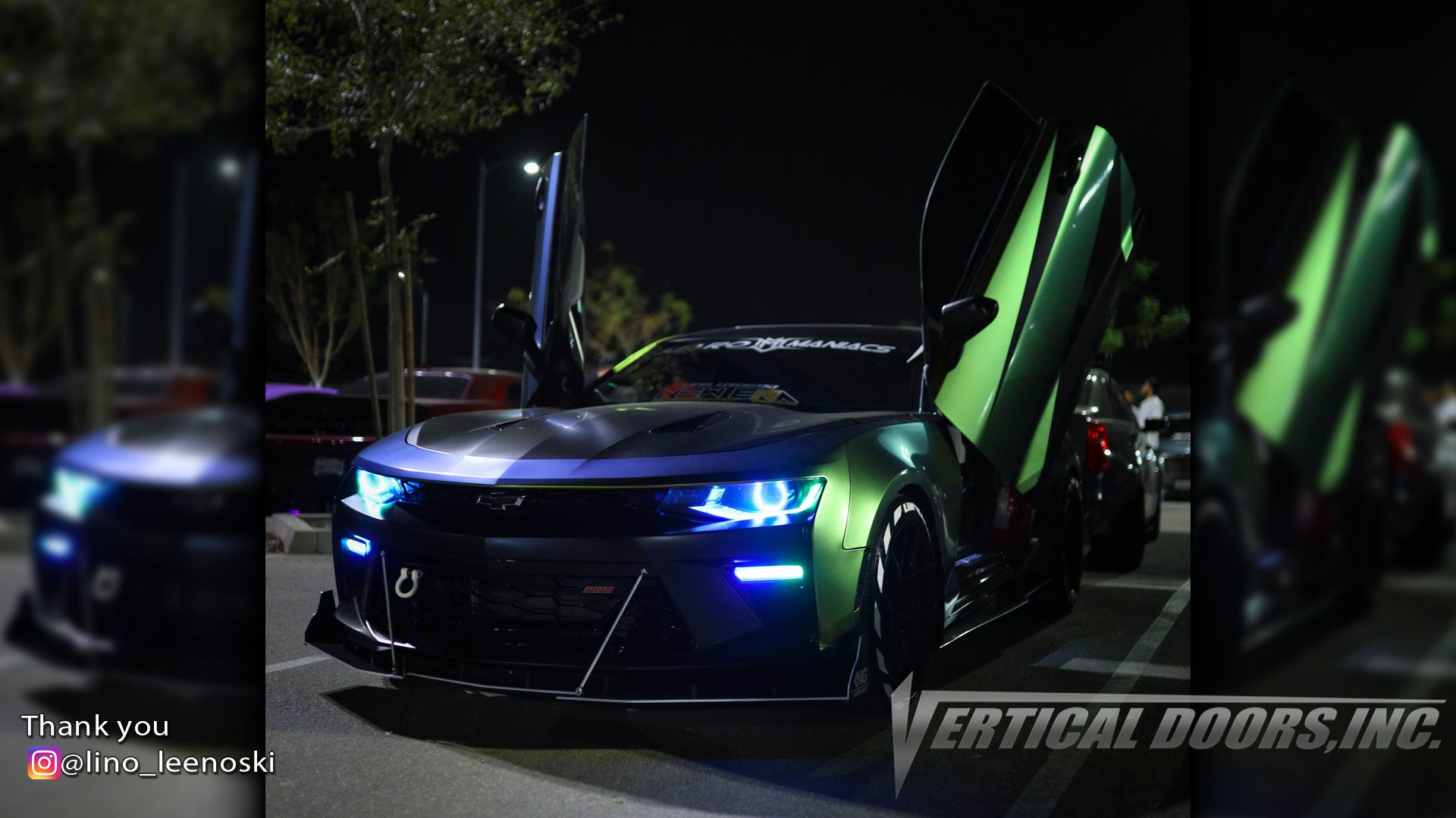 Check out Lino's 6th Gen Chevrolet Camaro from California with Vertical Lambo Doors Conversion Kit for Vertical Doors, Inc.