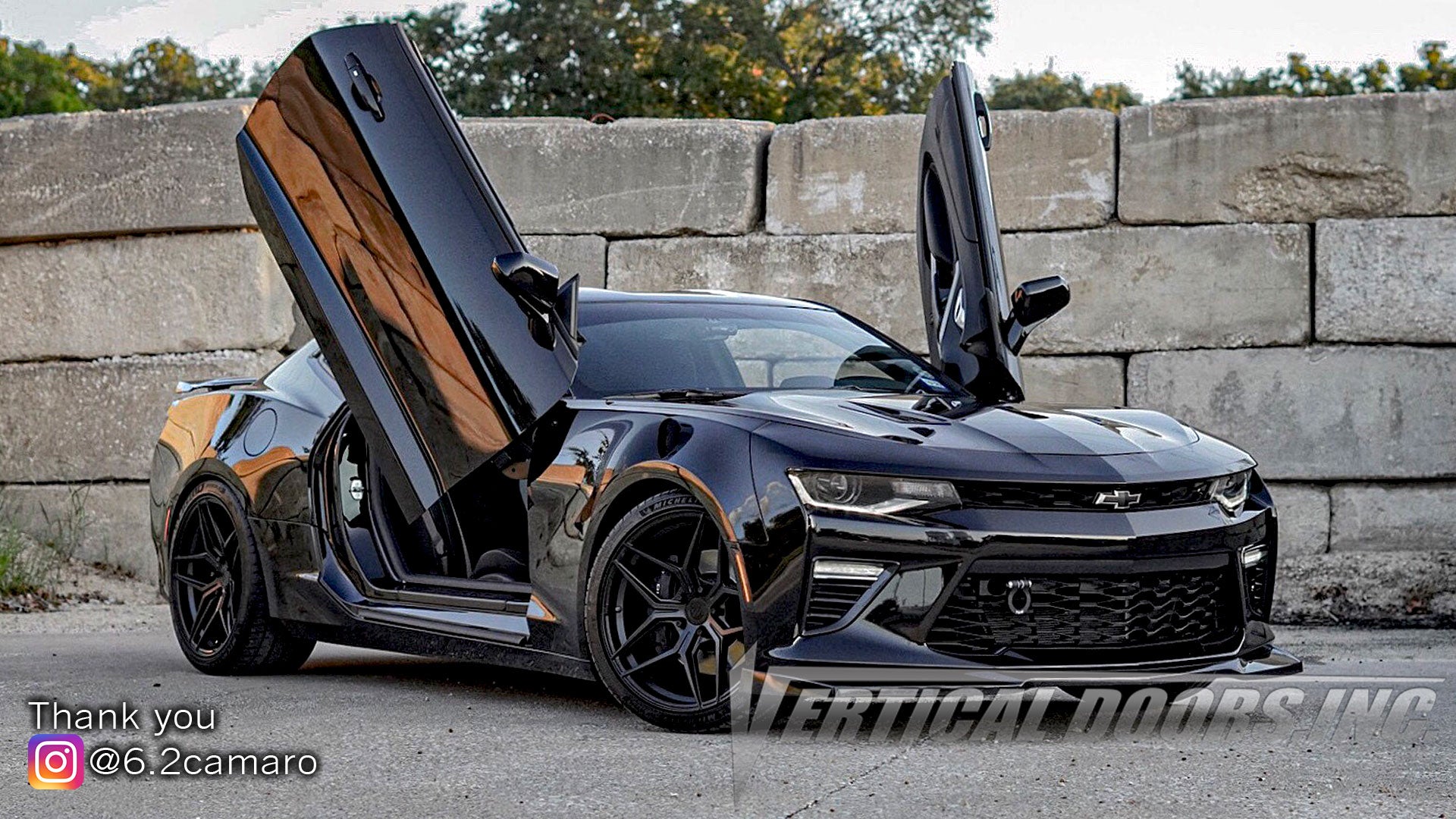 Eli's 2018 Cammaro 6.2L SS featuring Vertical Lambo Doors from Vertical Doors, Inc.