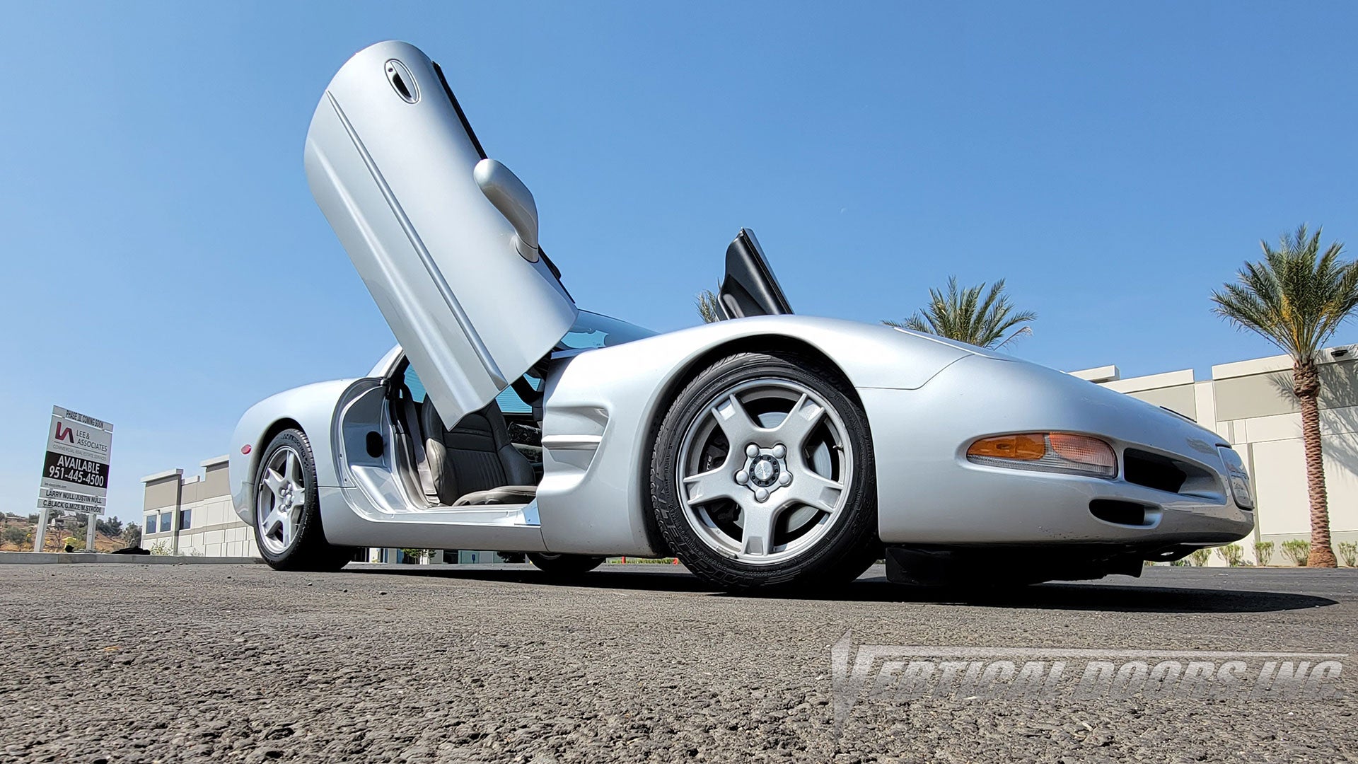 Chevrolet Corvette C5 from Missouri featuring Vertical Doors, Inc. vertical lambo doors conversion kit.