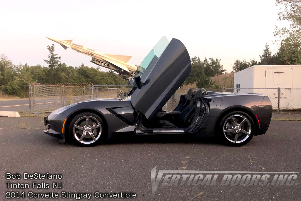 Bob's C7 Convertible Corvette with Vertical Doors