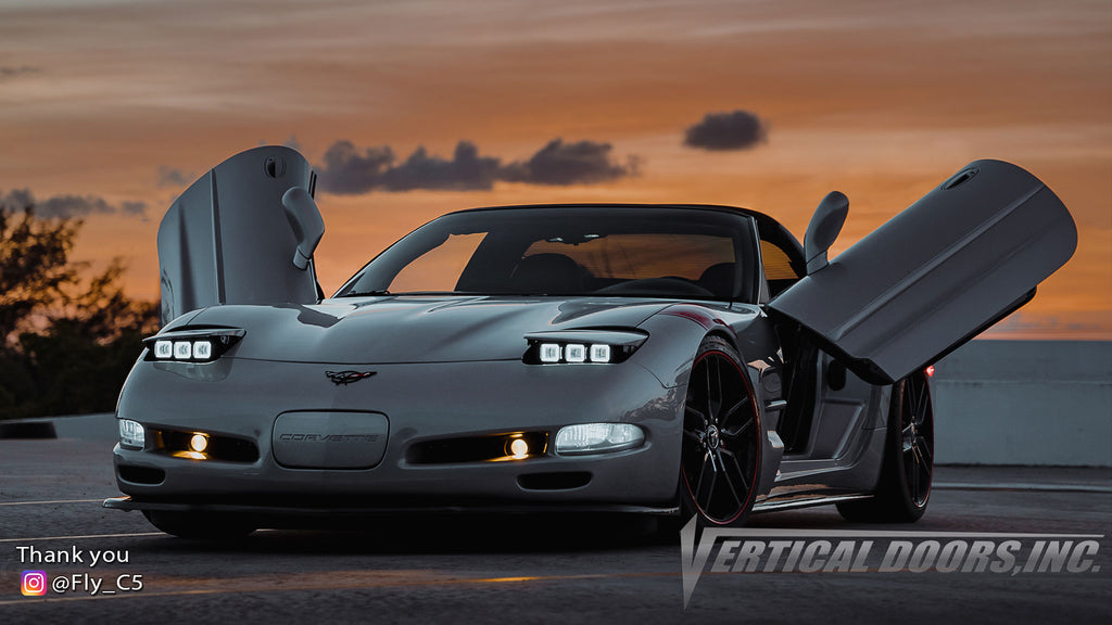 Check out @Fly_C5 from Florida Chevrolet Corvette C5 ZLR Door Conversion Kit by Vertical Doors Inc.