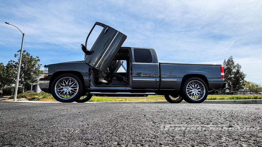 1st Generation Chevrolet Silverado Truck from CA featuring Door Conversion kit by Vertical Doors, Inc.