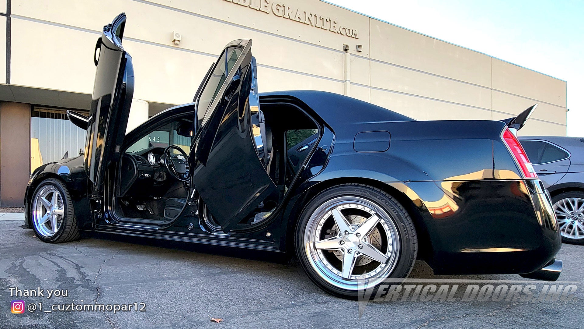 Check out @1_cuztommopar12 Chrysler 300 from California featuring Vertical Lambo Doors Conversion Kit from Vertical Doors, Inc.