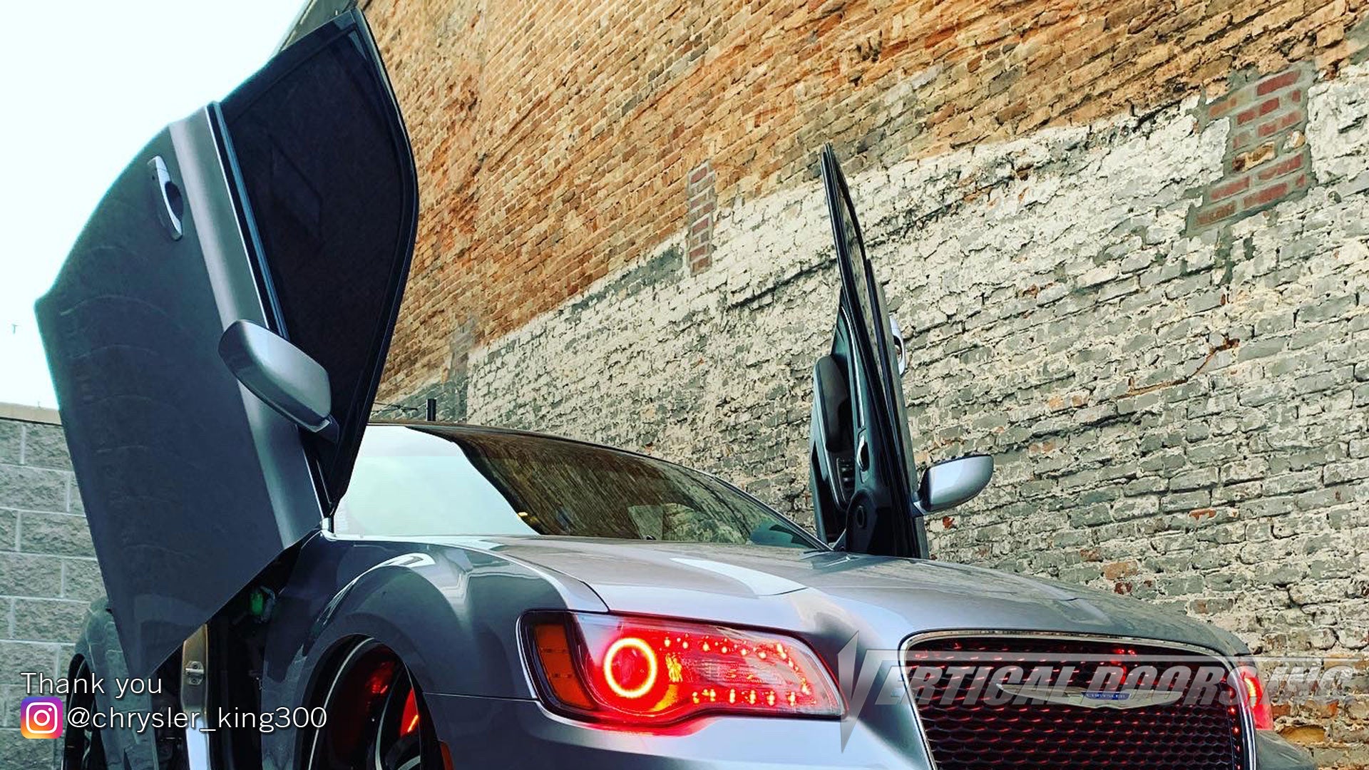 Check out James's @chrysler_king300 Chrysler 300 from South Carolina, featuring Vertical Lambo Doors Conversion Kit from Vertical Doors, Inc.