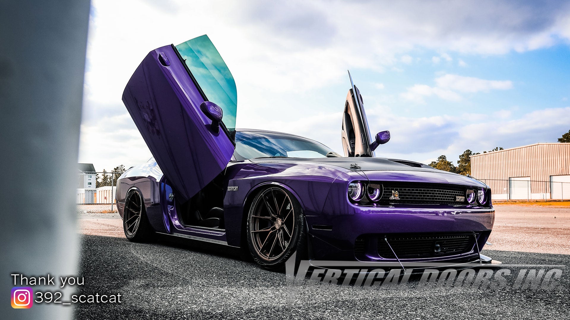 Richard's 392_scatcat Dodge Challenger with Vertical Lambo Door Conversion Kit