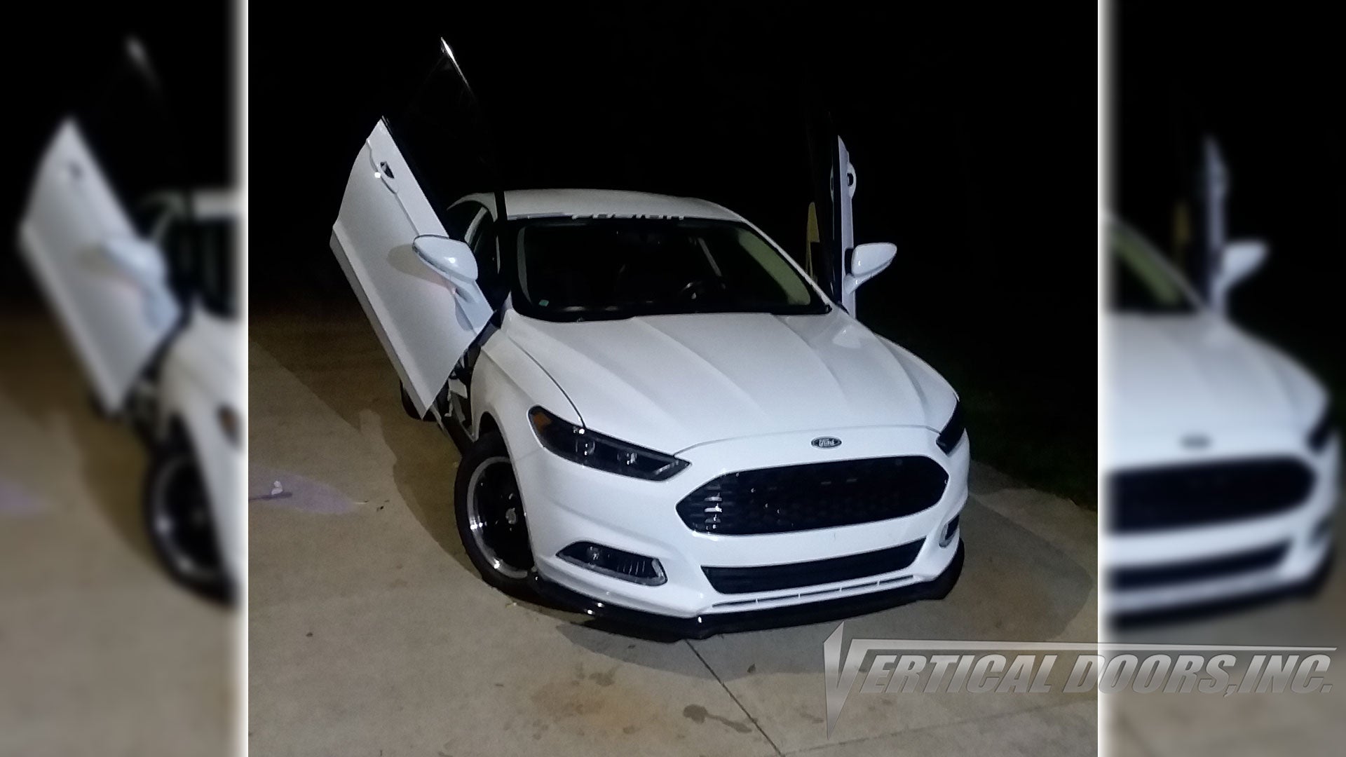 Check out Gregory's Ford Fusion from Michigan featuring Lambo Door Conversion Kit by Vertical Doors Inc.
