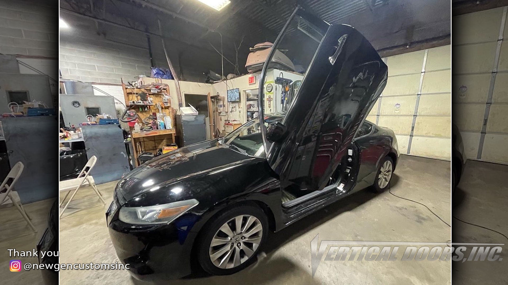 Installer | NewGen Customs| Holbrook, NY | Honda Accord 08-15 with Vertical Lambo Doors Conversion Kit by Vertical Doors, Inc.