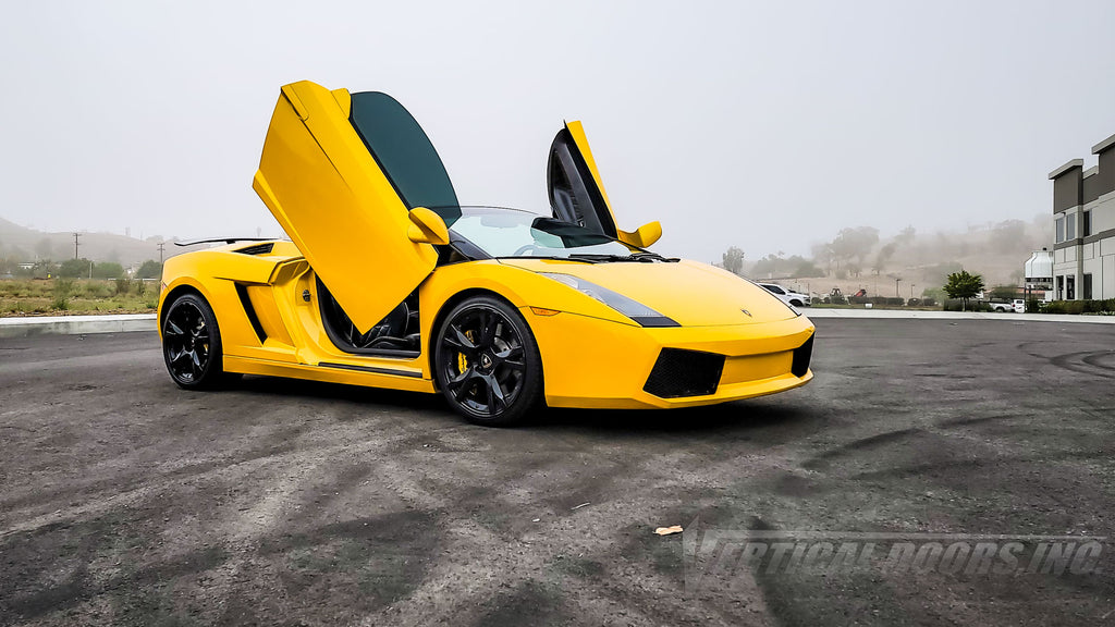 Lamborghini Gallardo from California featuring Vertical Door conversion kit by Vertical Doors, Inc. AKA Lambo Doors