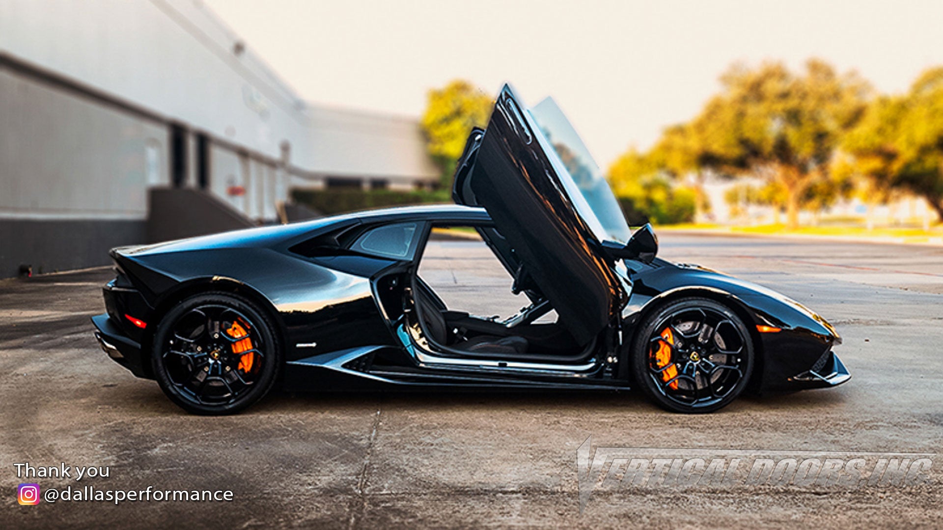 Black With Butterfly Doors