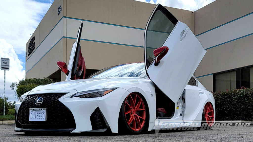 Check out Primo's Tires @primostires Lexus IS350 from Palmdale featuring Vertical Doors, Inc., vertical lambo doors conversion kit.
