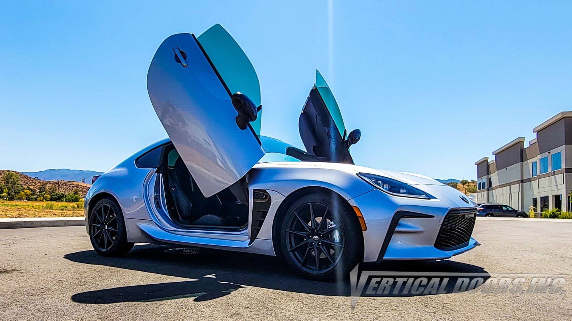 Toyota GR86 from Arizona featuring Vertical Door conversion kit by Vertical Doors, Inc. AKA "Lambo Doors"