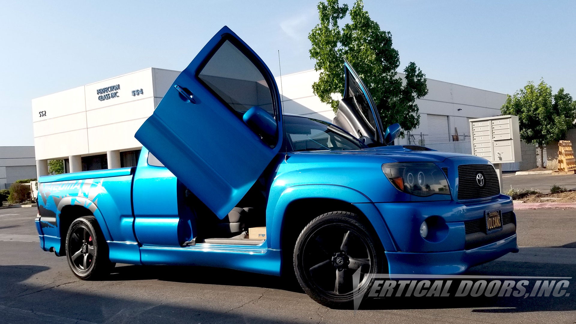 Toyota Tacoma Truck 2005-2015 Lambo Door Conversion Kit by Vertical Doors Inc. Part Number: VDCTOYTAC2013&UP