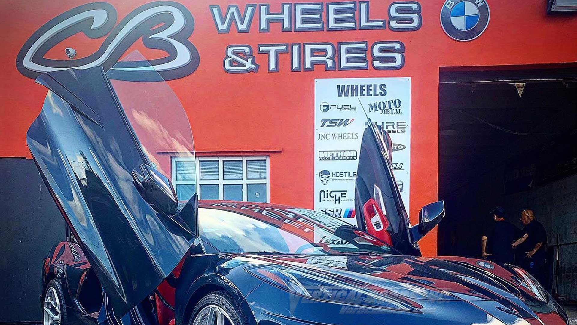 This Kendall, Florida Shop Is Installing Vertical “Lambo Doors” on Corvettes, Camaros, and More