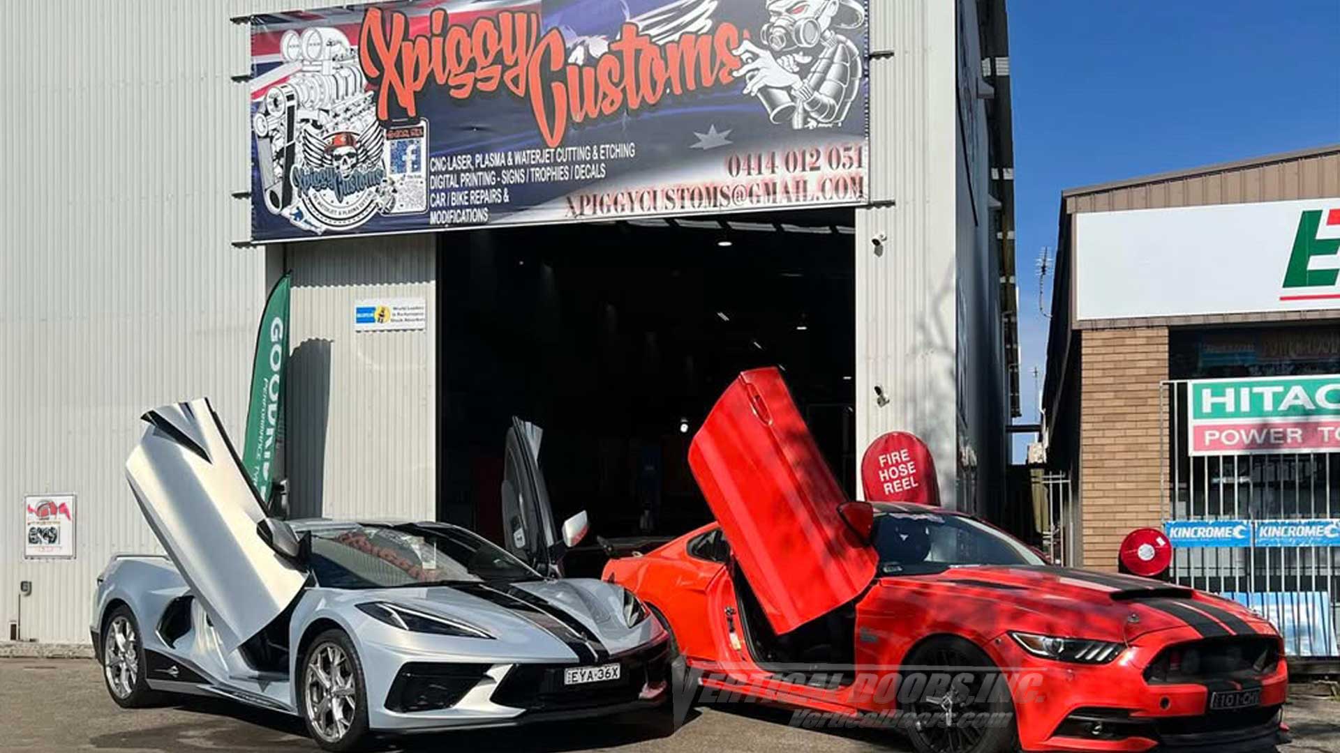 Vertical Door Installer | XPiggy Customs | Unanderra NSW, Australia | Vertical Door Kit Installer