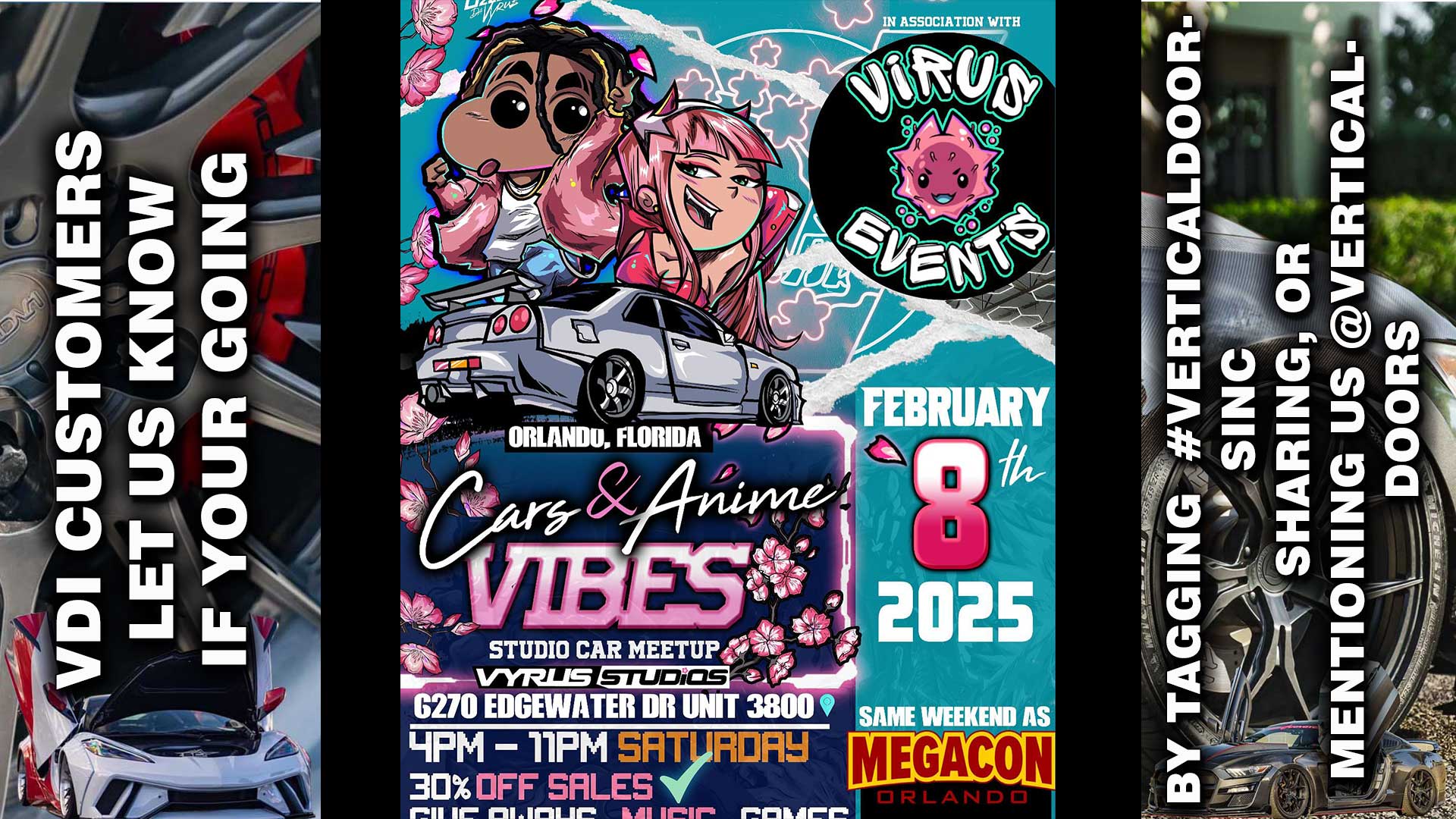 CAR SHOW | 2/8/25 | ORLANDO, FL | @virus_events