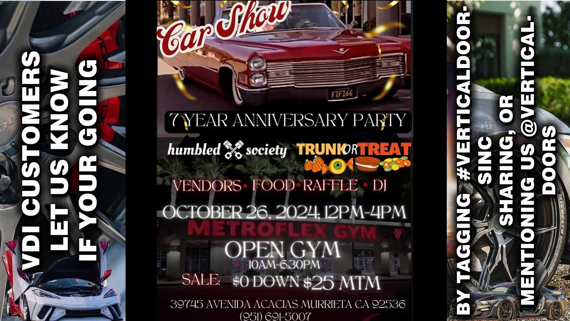CAR SHOW | 10/26/24 | MURRIETA, CA | @metroflexgymmurrieta