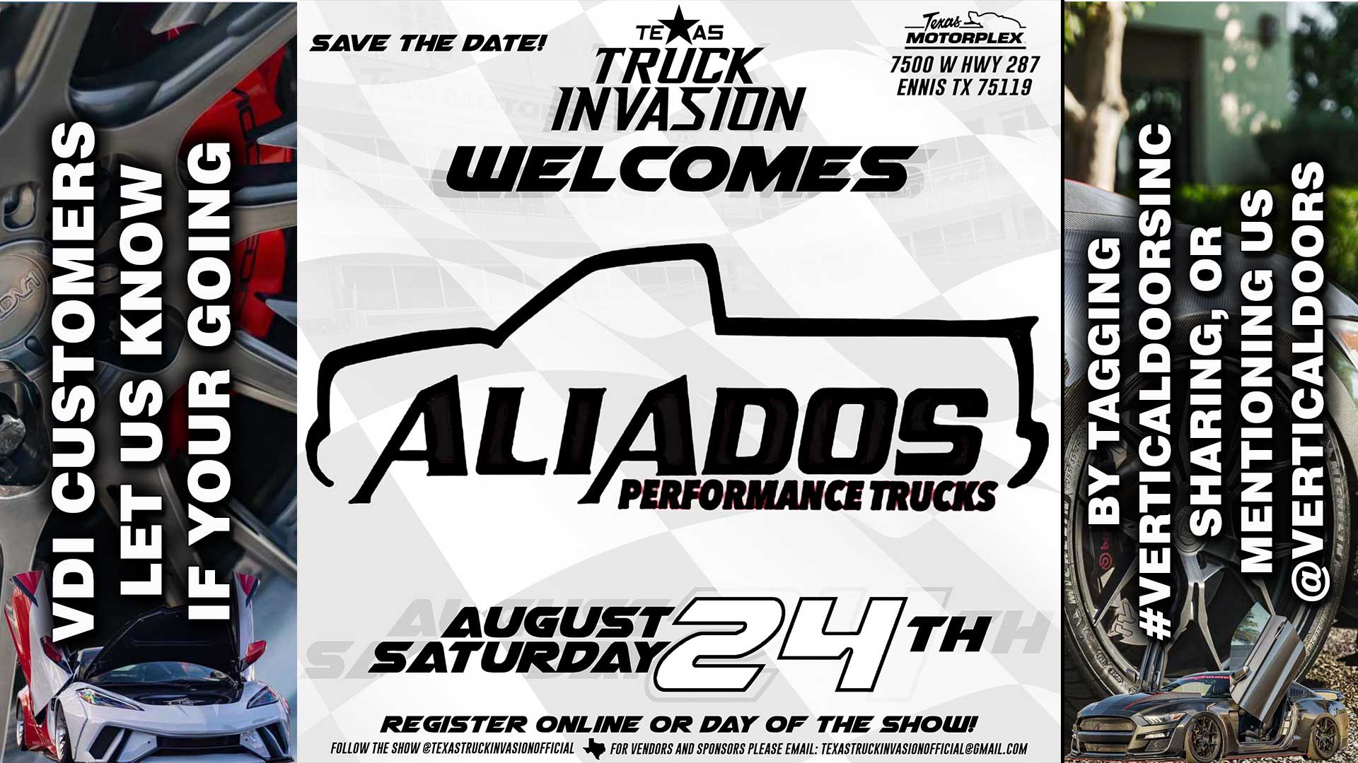 CAR SHOW | 8/24/24 | ENNIS, TX | @texastruckinvasionofficial